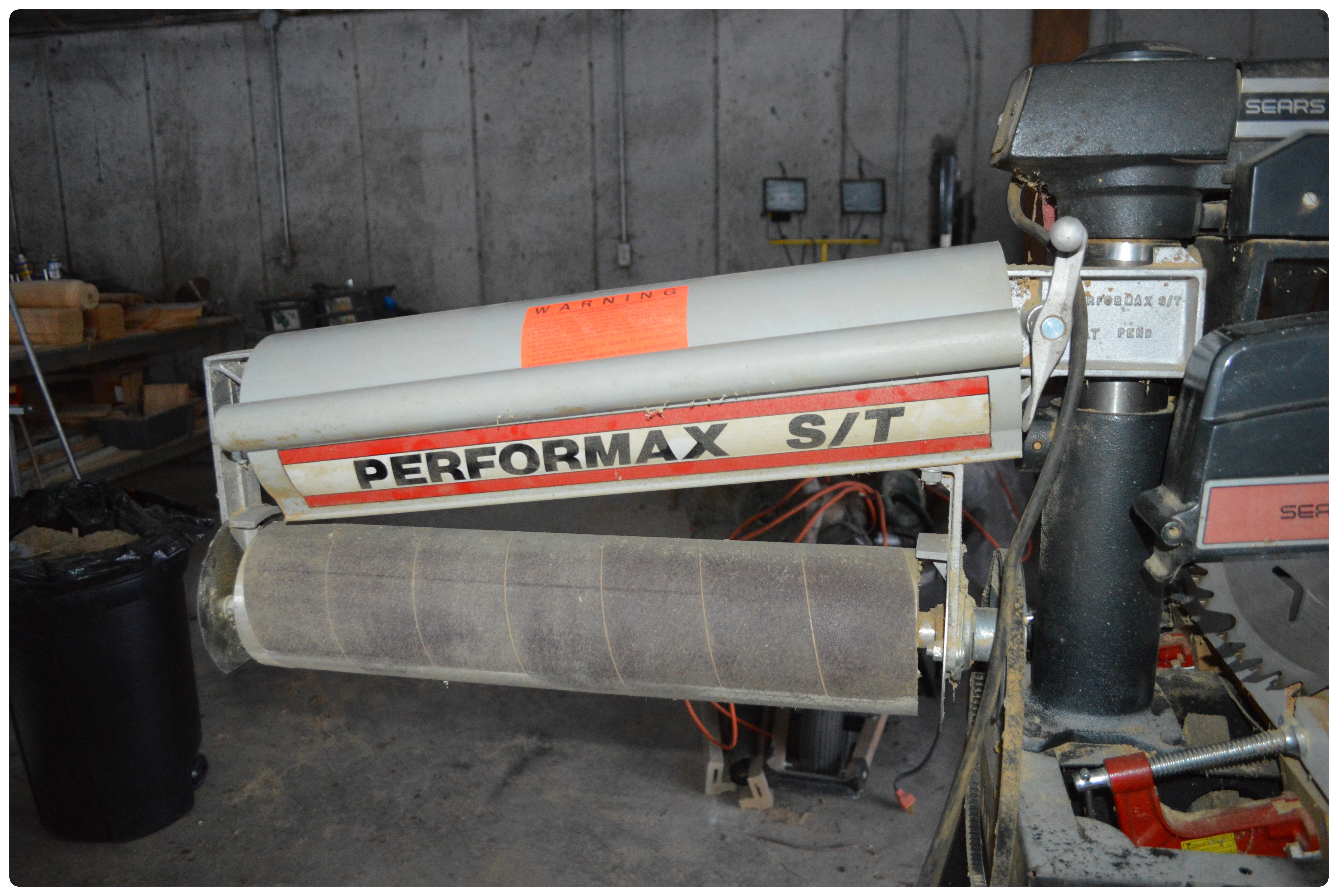 Craftsman 10" Radial Arm Saw with Performax S/T Drum Sander