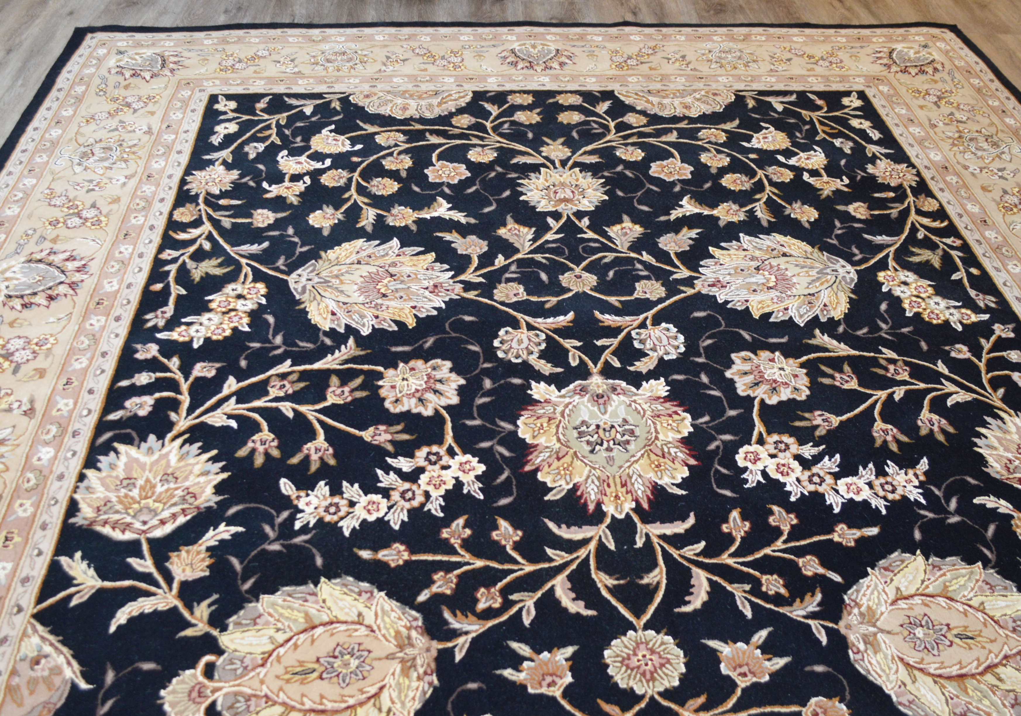 8'6 x 11'6 Tufted Chinese Wool and Silk Area Rug from The Rug Gallery