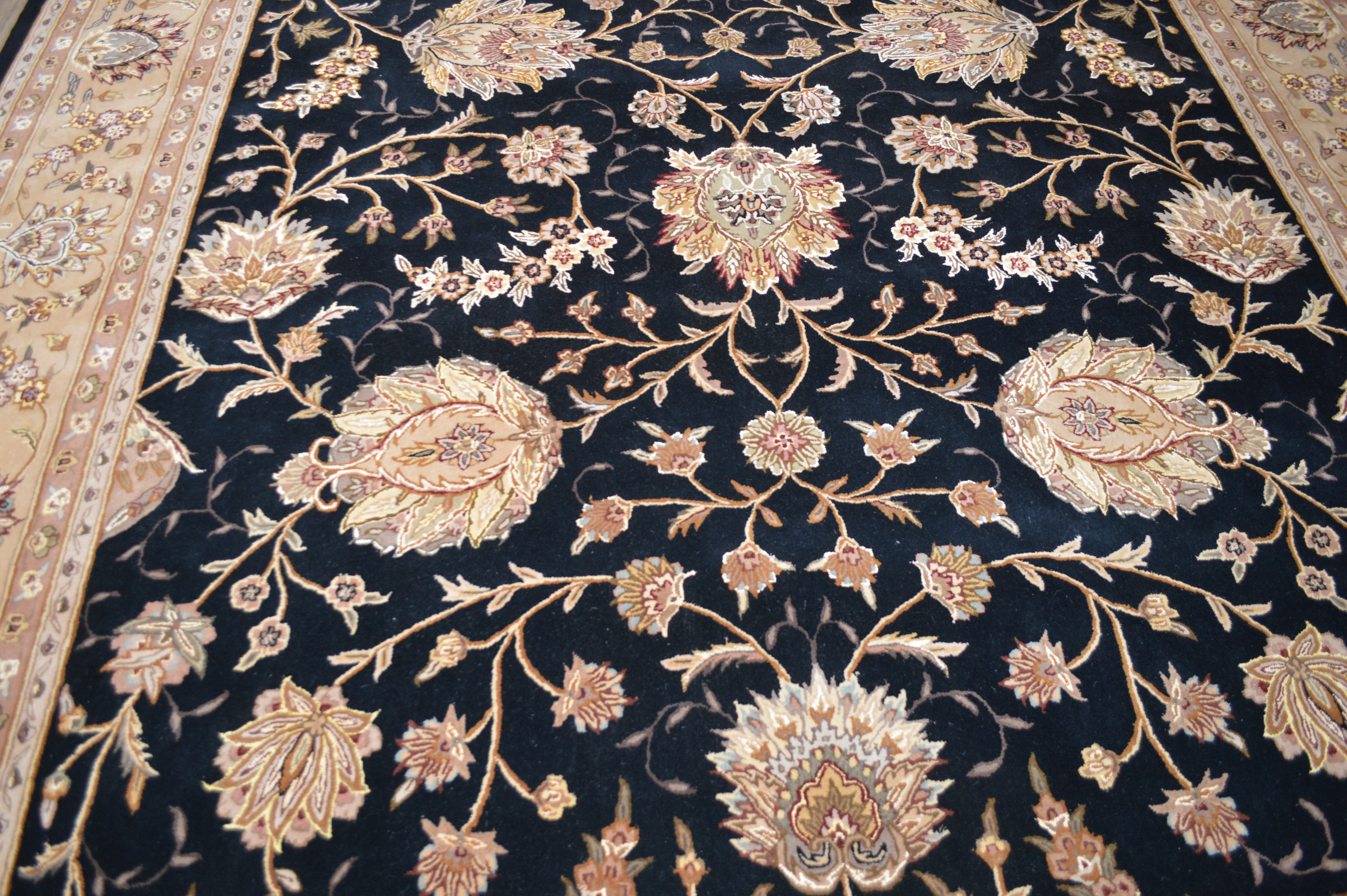 8'6 x 11'6 Tufted Chinese Wool and Silk Area Rug from The Rug Gallery
