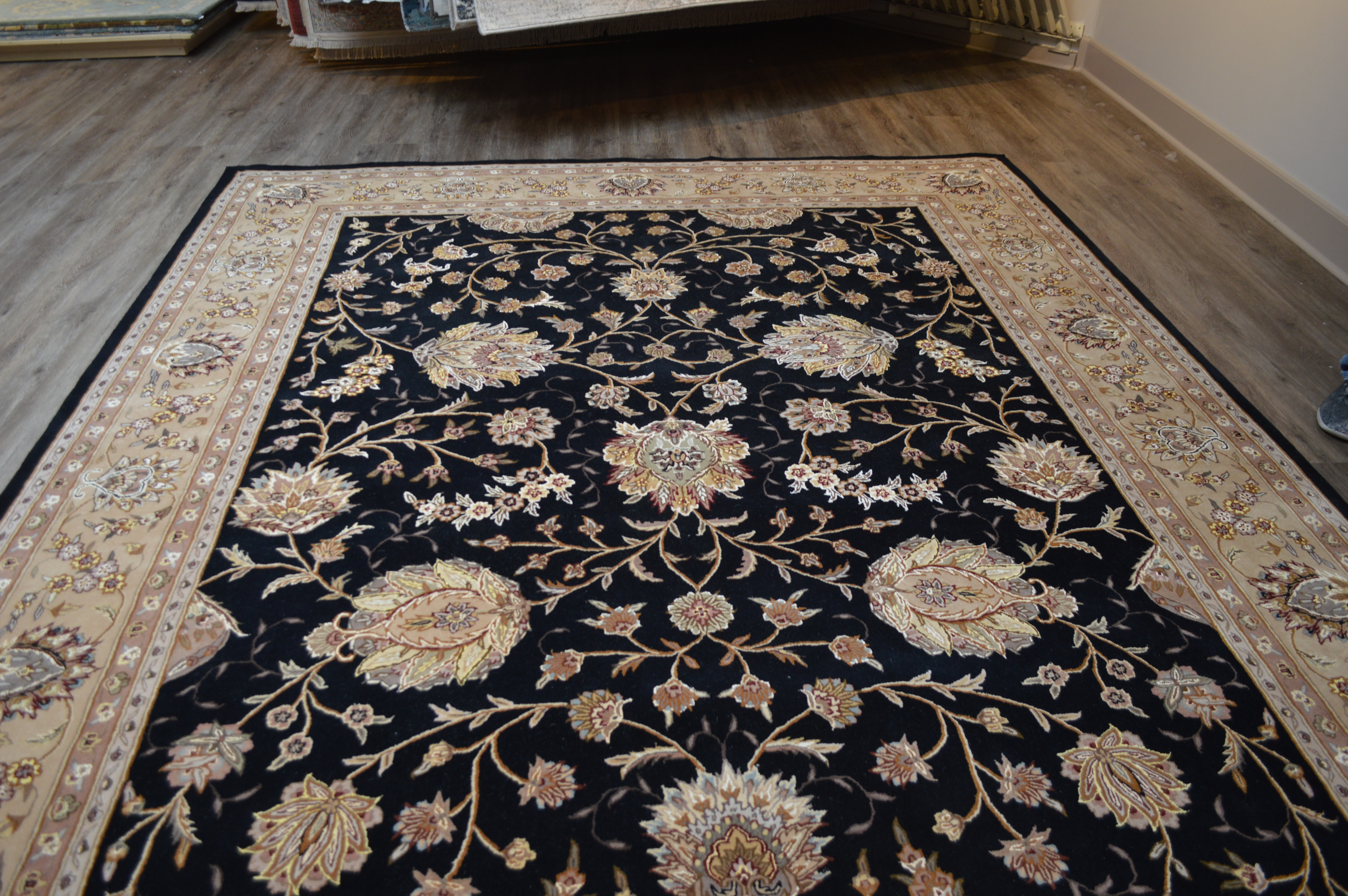8'6 x 11'6 Tufted Chinese Wool and Silk Area Rug from The Rug Gallery