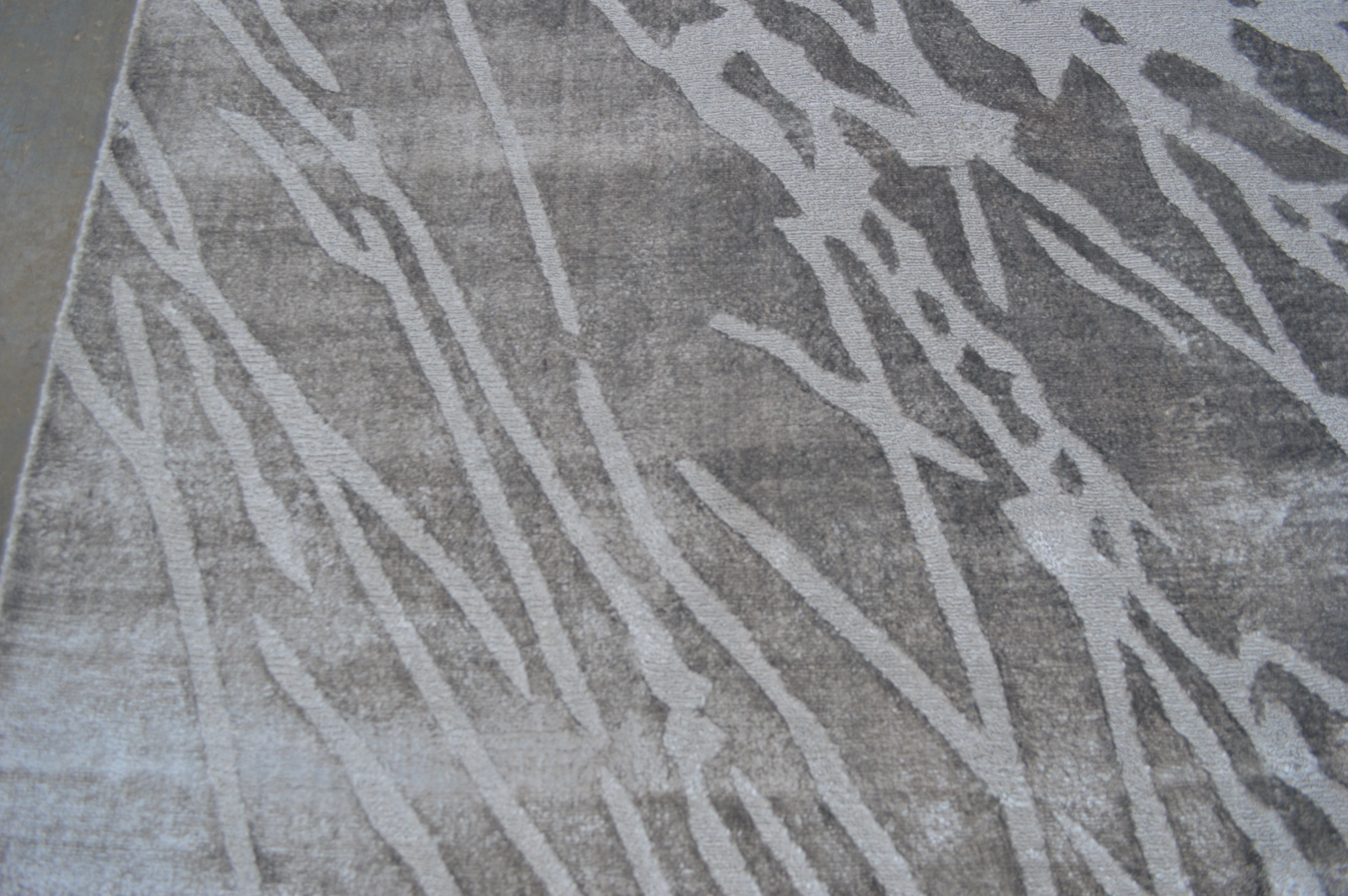 9' x 12' Handwoven Indian Viscose Area Rug from The Rug Gallery