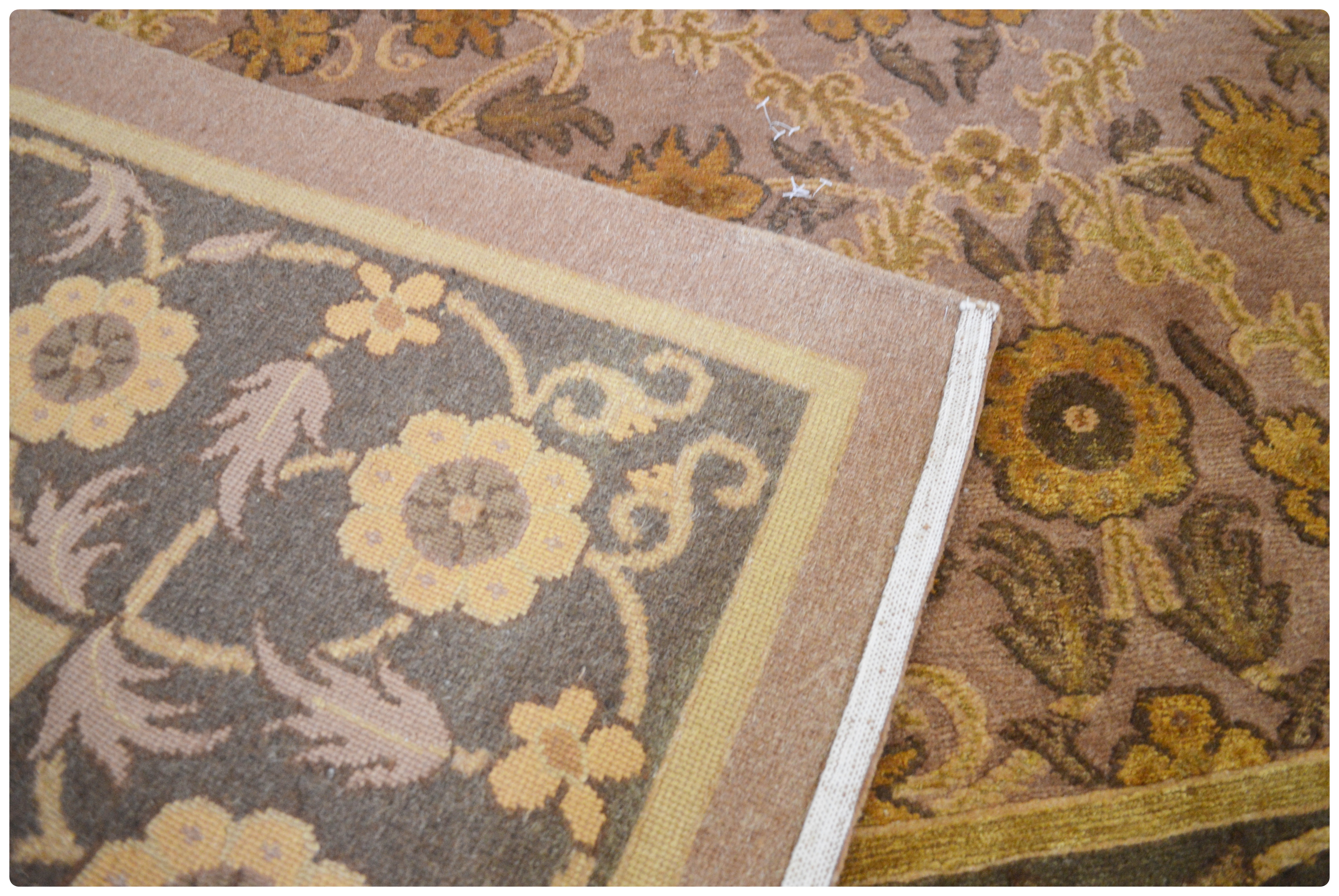 9'10 x 11'10  Hand-Knotted Tibetan Wool Rug from The Rug Gallery