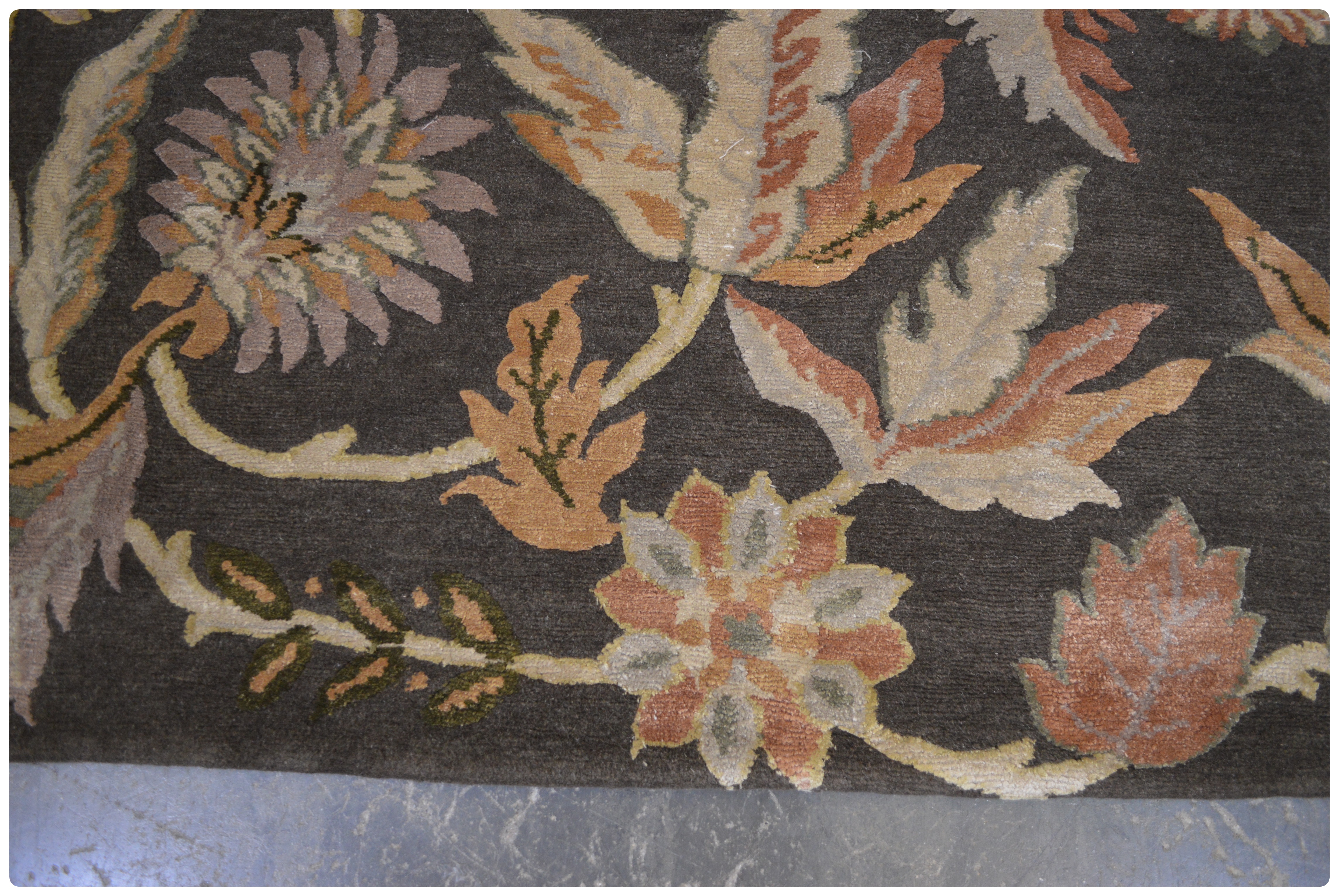 8'2 x 10'1 Hand-Knotted Tibetan Wool Rug from The Rug Gallery