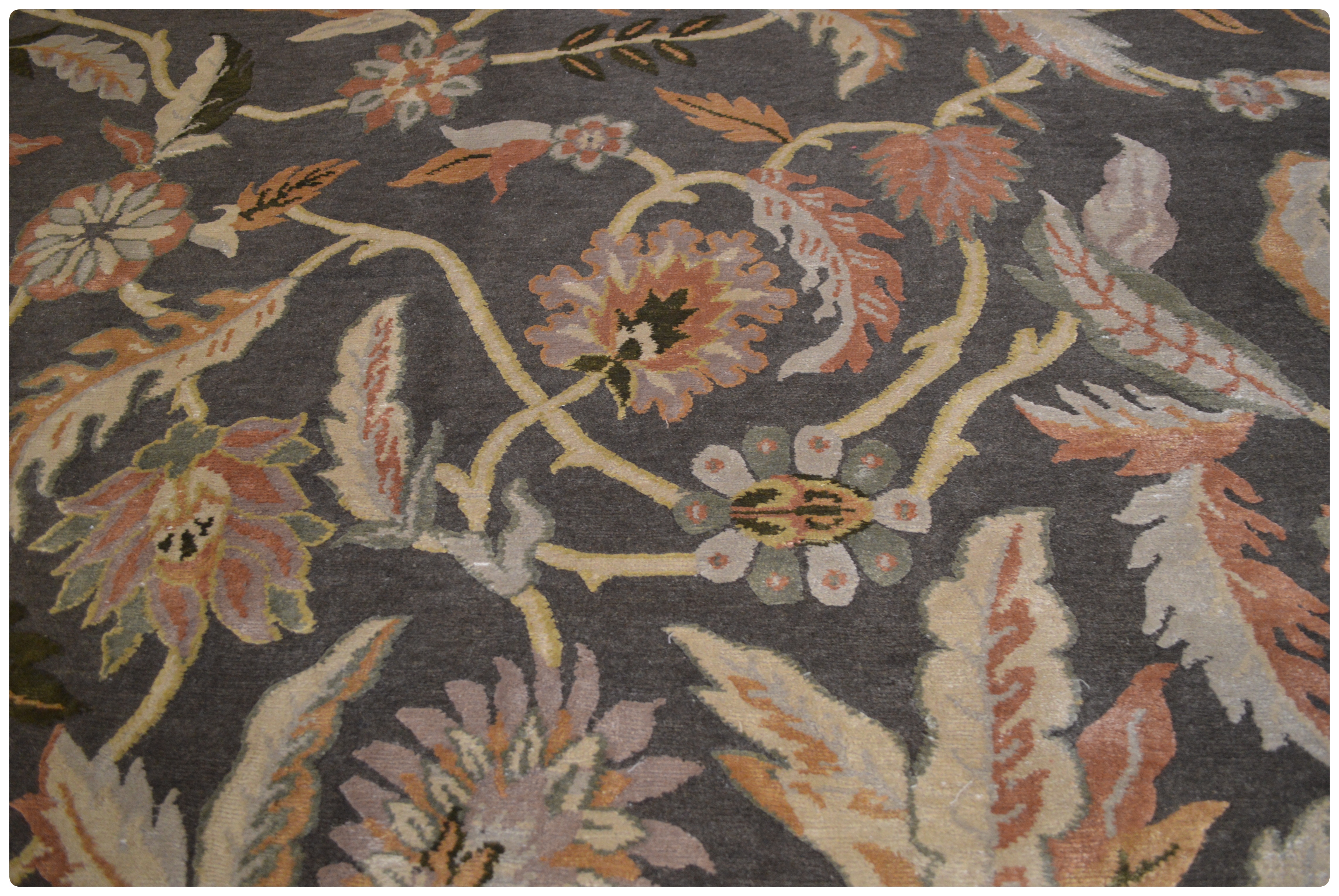 8'2 x 10'1 Hand-Knotted Tibetan Wool Rug from The Rug Gallery