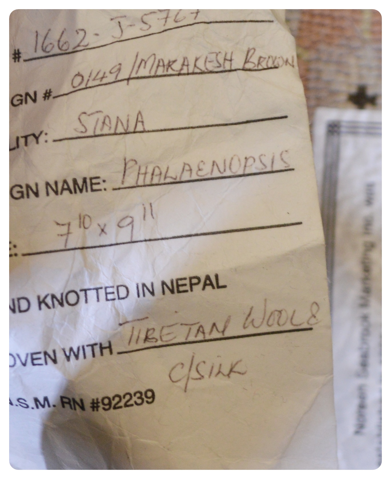 8'2 x 10'1 Hand-Knotted Tibetan Wool Rug from The Rug Gallery