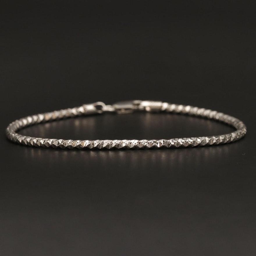 Sterling Silver Fancy Link Bracelet