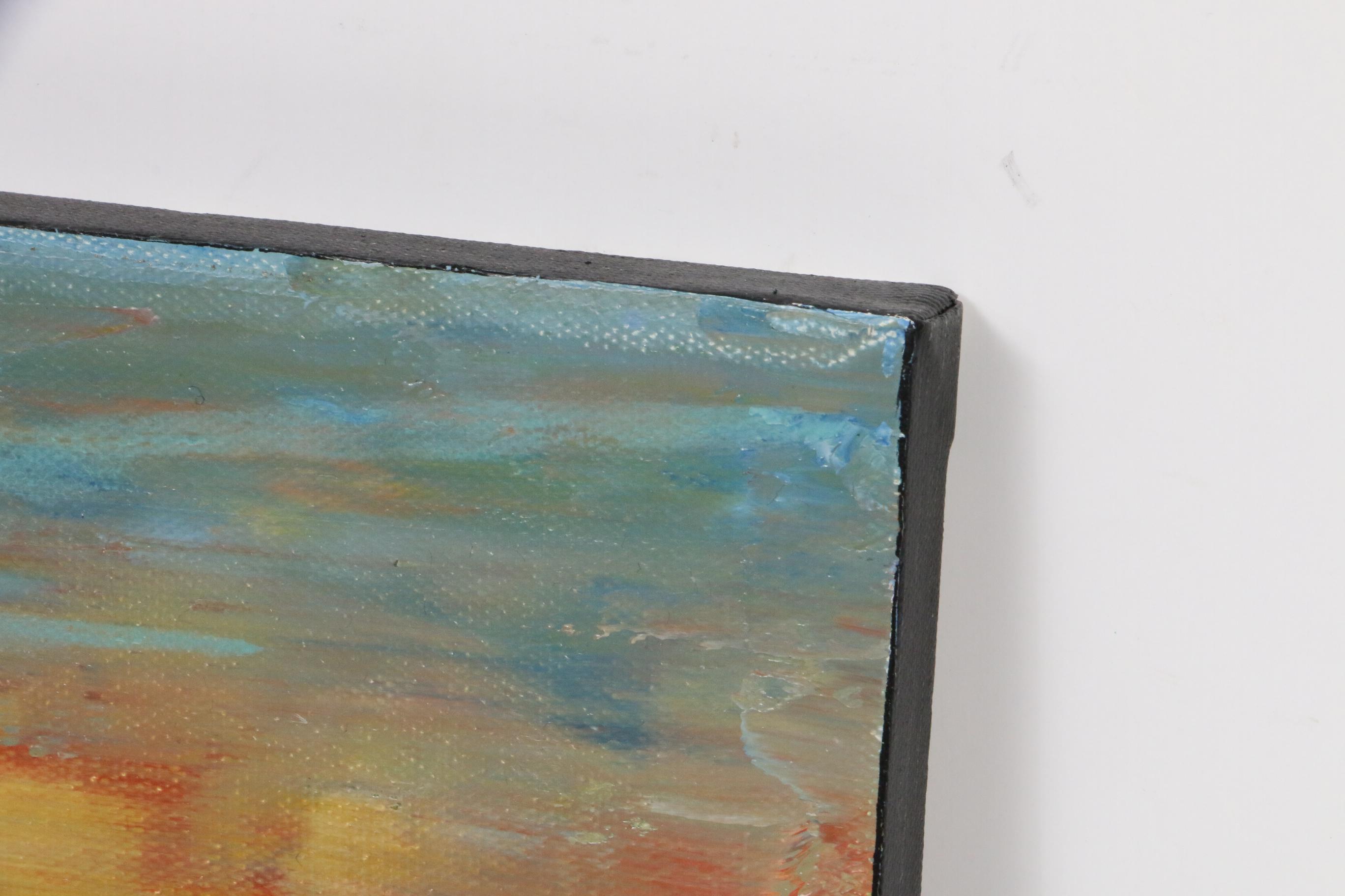 Farshad Lanjani Marsh Landscape Oil Painting, 2017