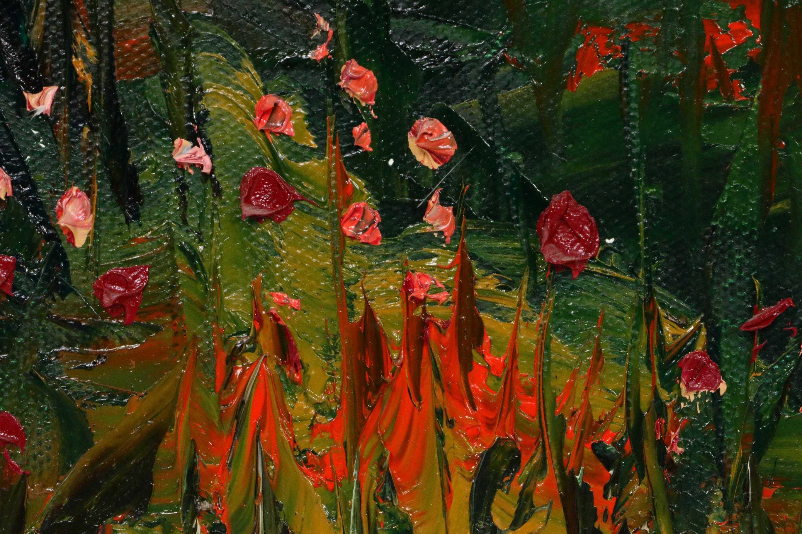 Farshad Lanjani Marsh Landscape Oil Painting, 2017