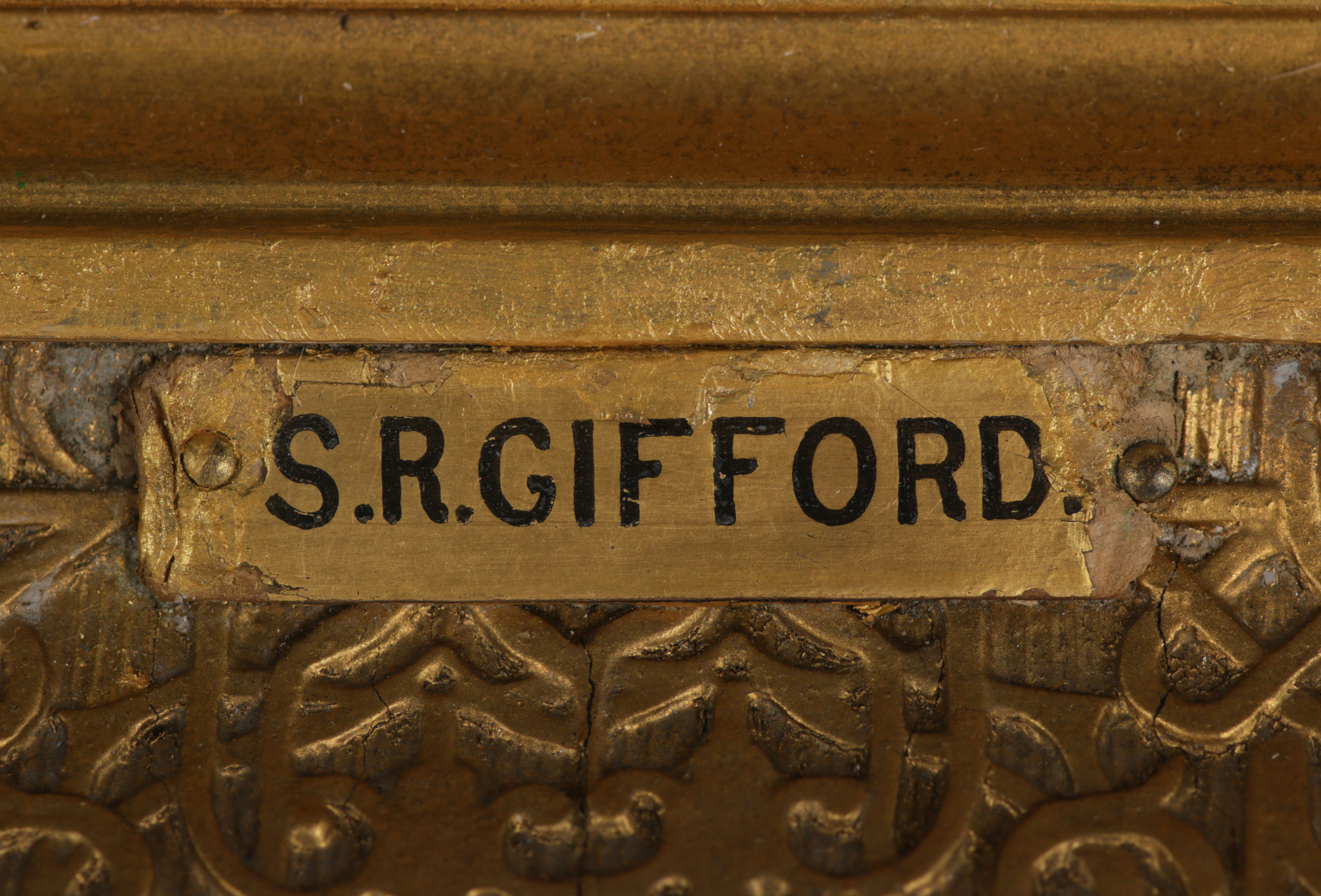 Sanford Gifford Luminist Oil Painting of Lake Sunapee, 1860