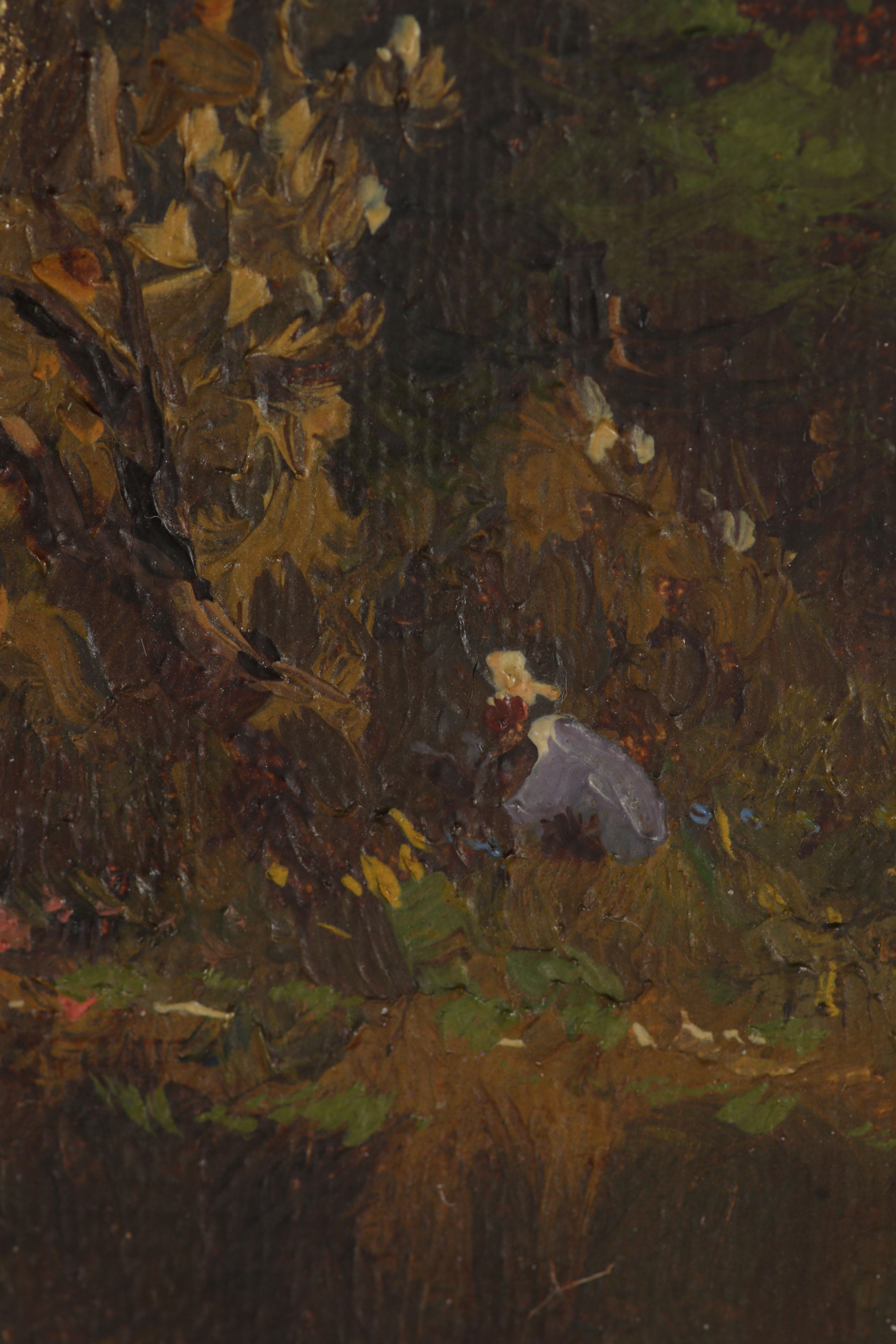 Sanford Gifford Oil Painting of Luminist Landscape, 1860