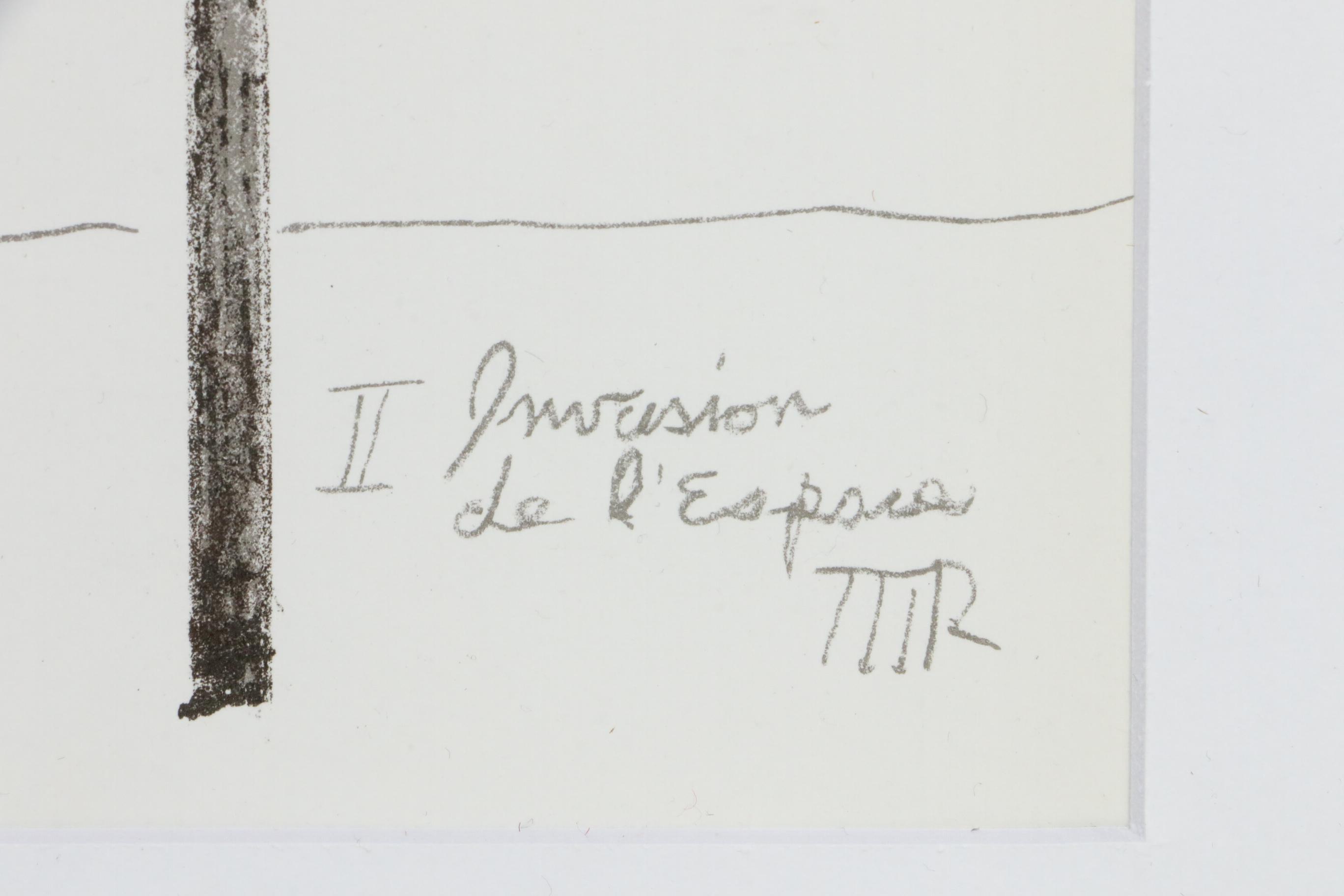 Man Ray Lithograph "Invasion de l'Espace" for XXe Siècle, No. 45, 1975