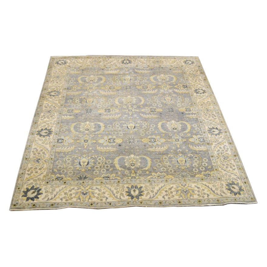 8' x 10' Hand-Knotted Indo-Persian Wool Rug from The Rug Gallery