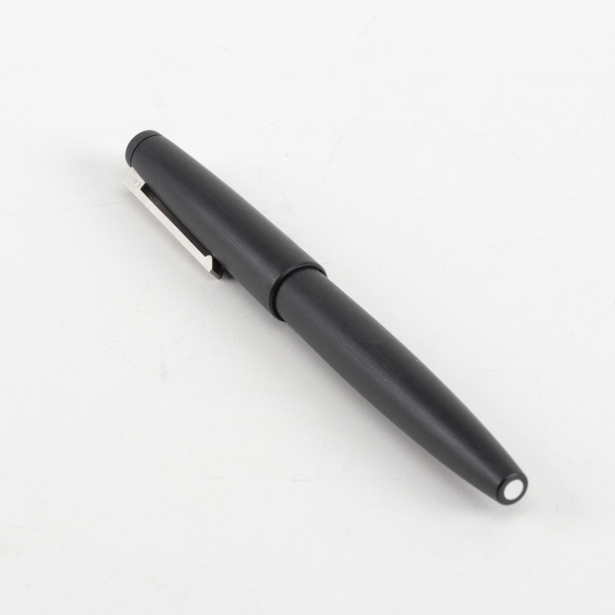 LAMY "2000" Fountain Pen in Black with Platinum Coated 14K Nib, Contemporary