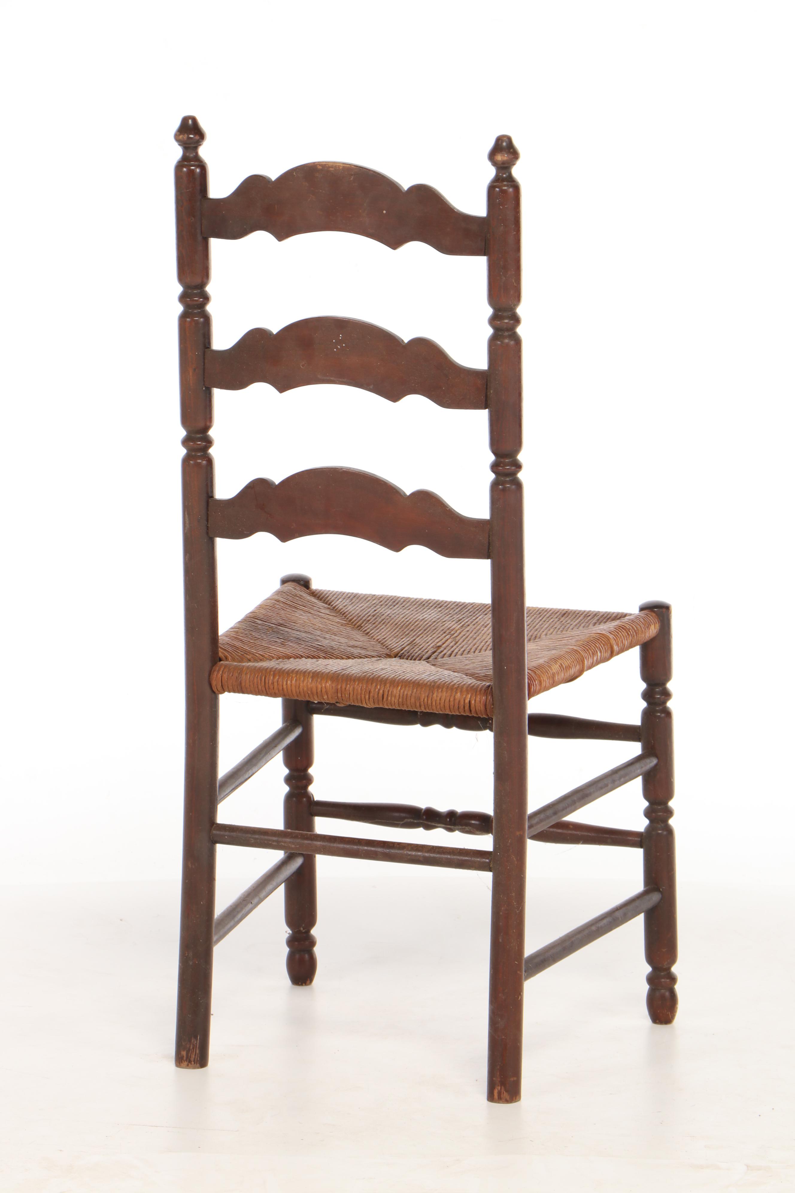 Tell City Chair Company Birch LadderBack Chairs, Mid 20th Century EBTH