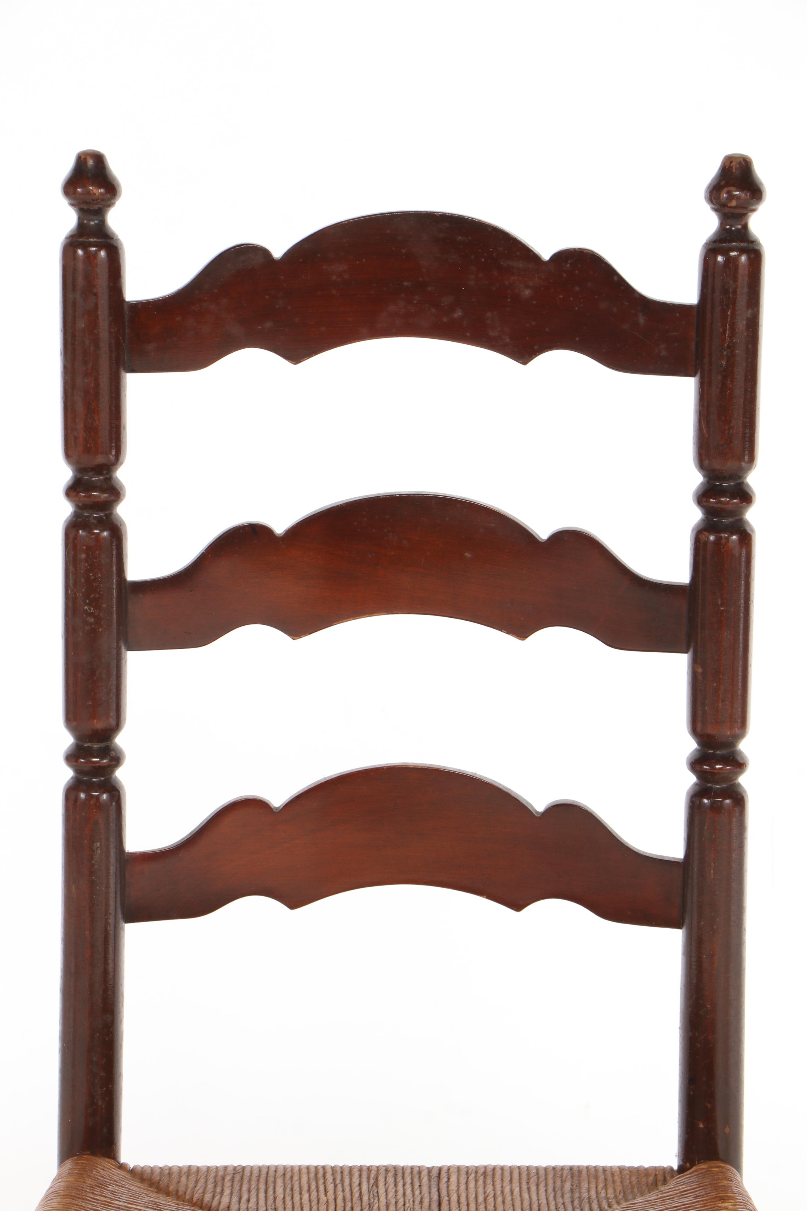 Tell City Chair Company Birch Ladder-Back Chairs, Mid 20th Century