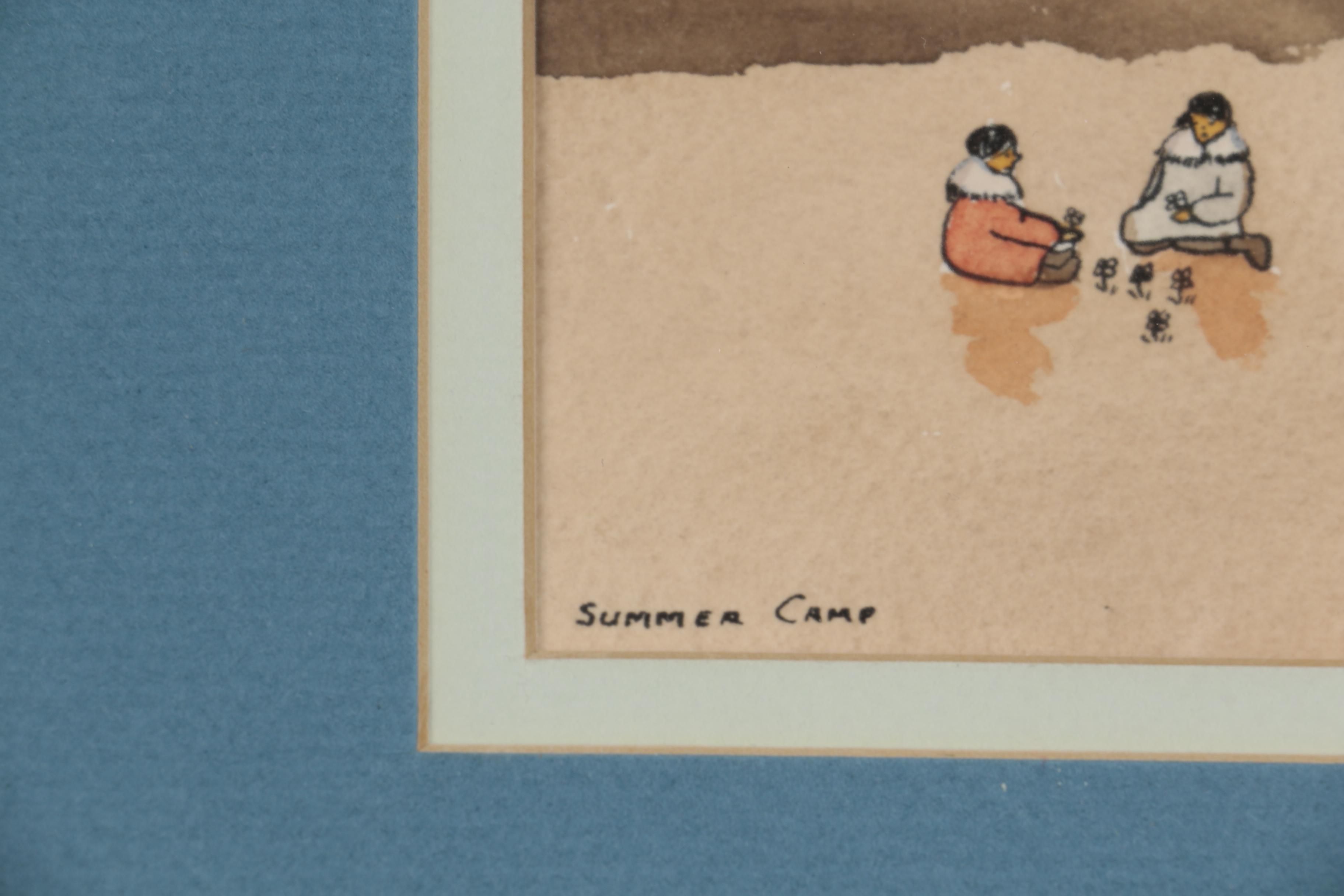 Ken Lisbourne Alaskan Genre Watercolor Painting