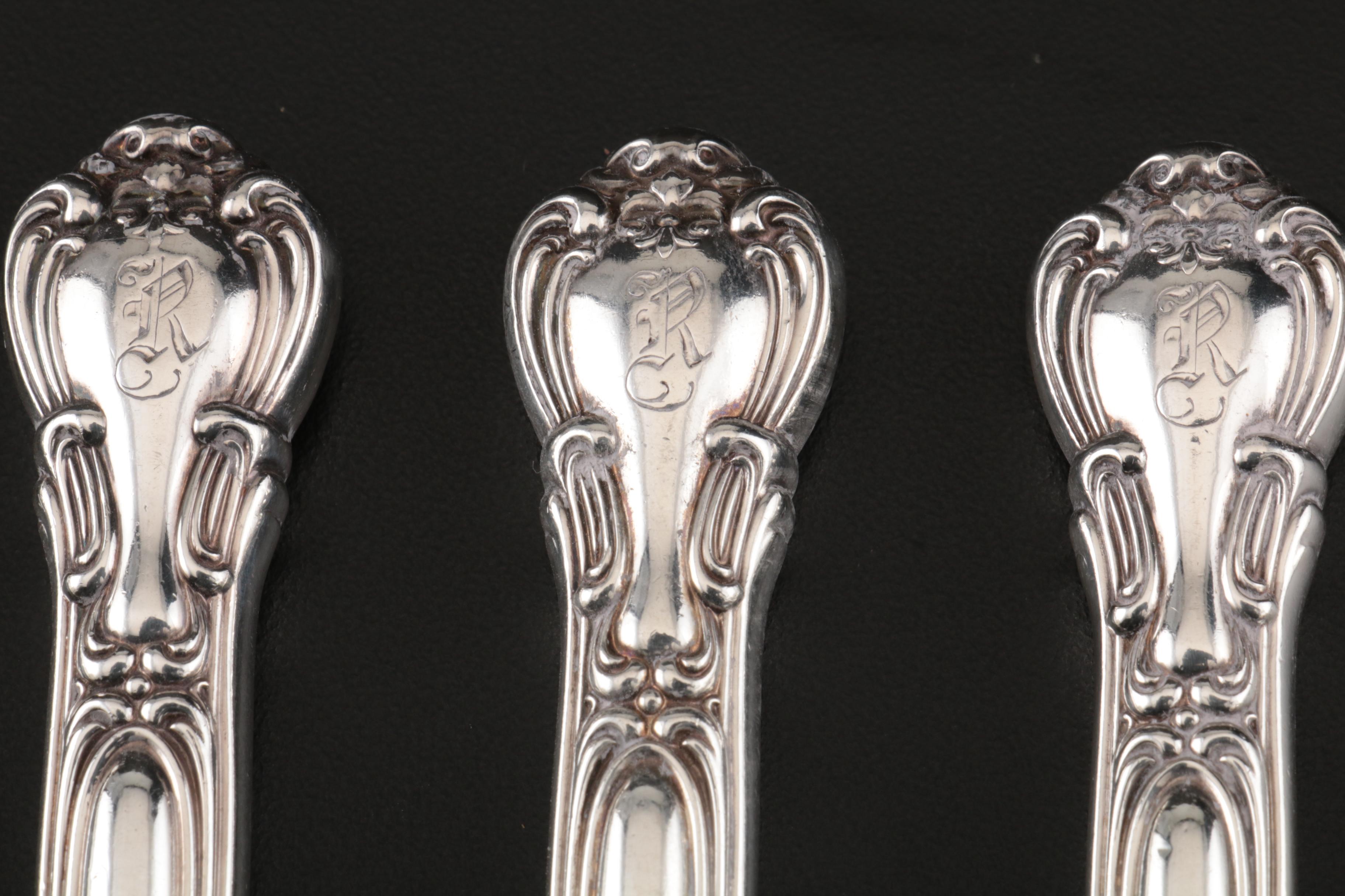 Henry Birks & Sons "Chantilly" Sterling Silver Fish Set