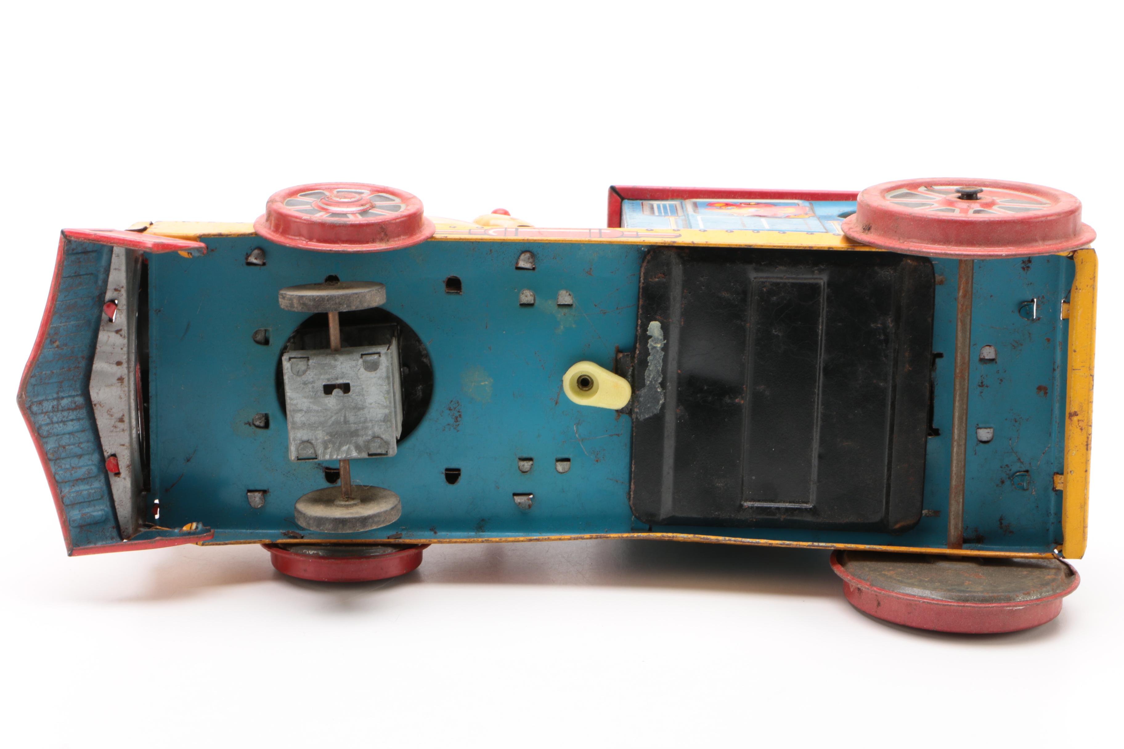 NGS Japanese Battery Operated Tin Lithograph Toy Train, circa 1950s