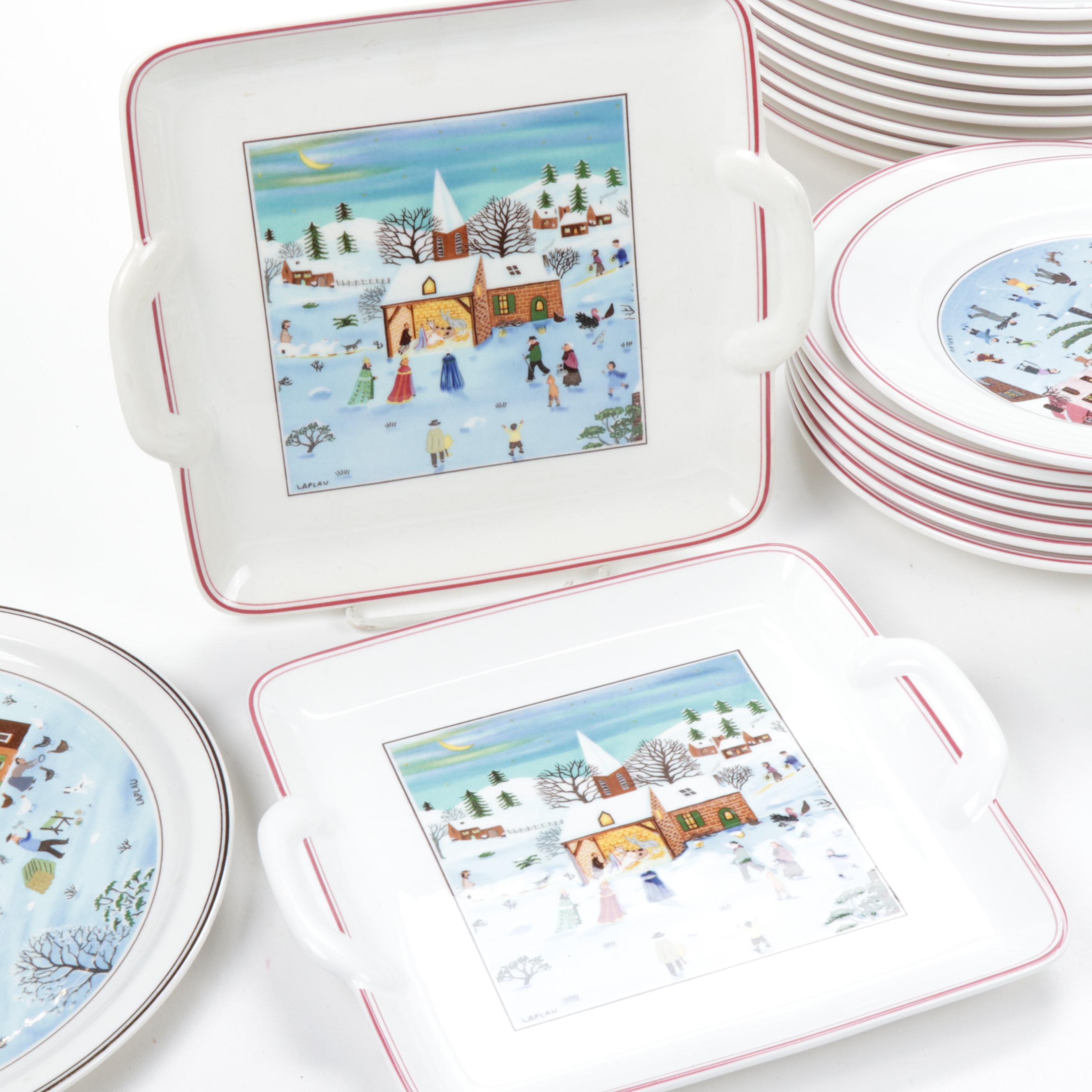 Villeroy & Boch "Naif Christmas" Porcelain Dinnerware EBTH