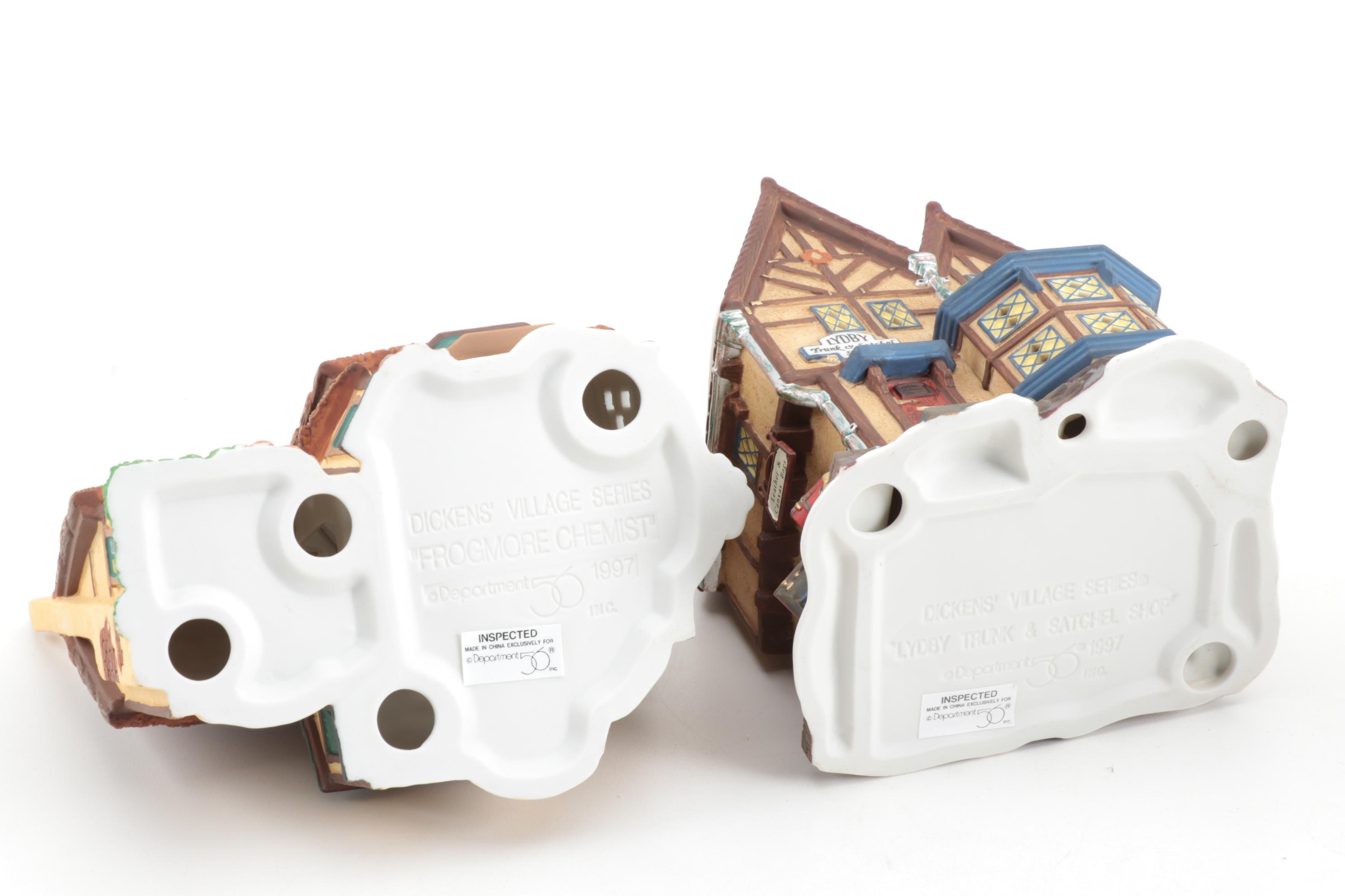 Department 56 "Dickens' Village" Series "Manchester Square" Set