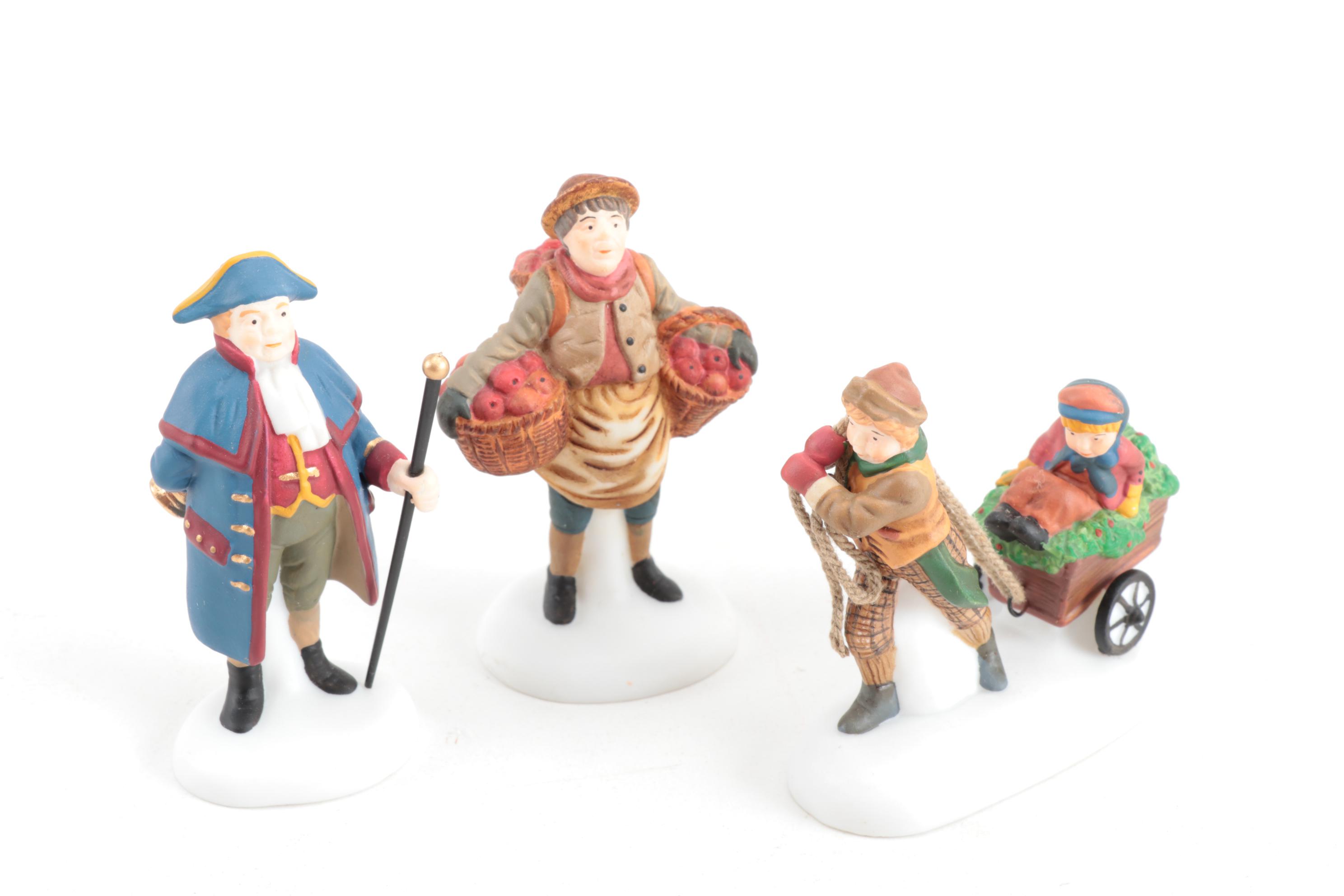 Department 56 "Dickens' Village" Series "Manchester Square" Set