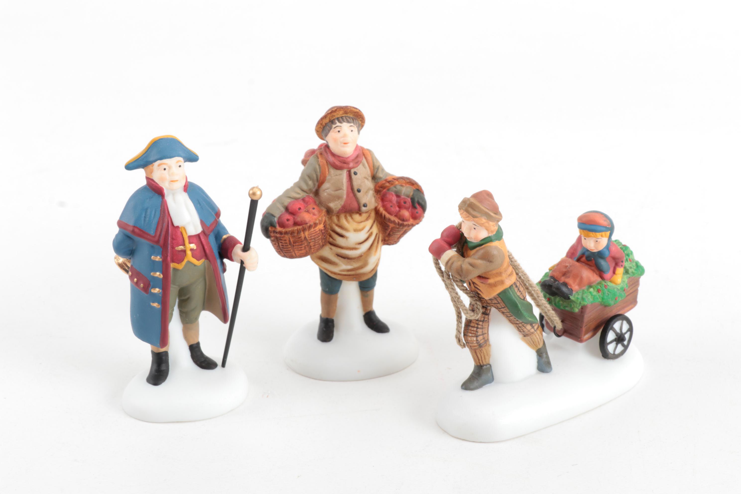 Department 56 "Dickens' Village" Series "Manchester Square" Set