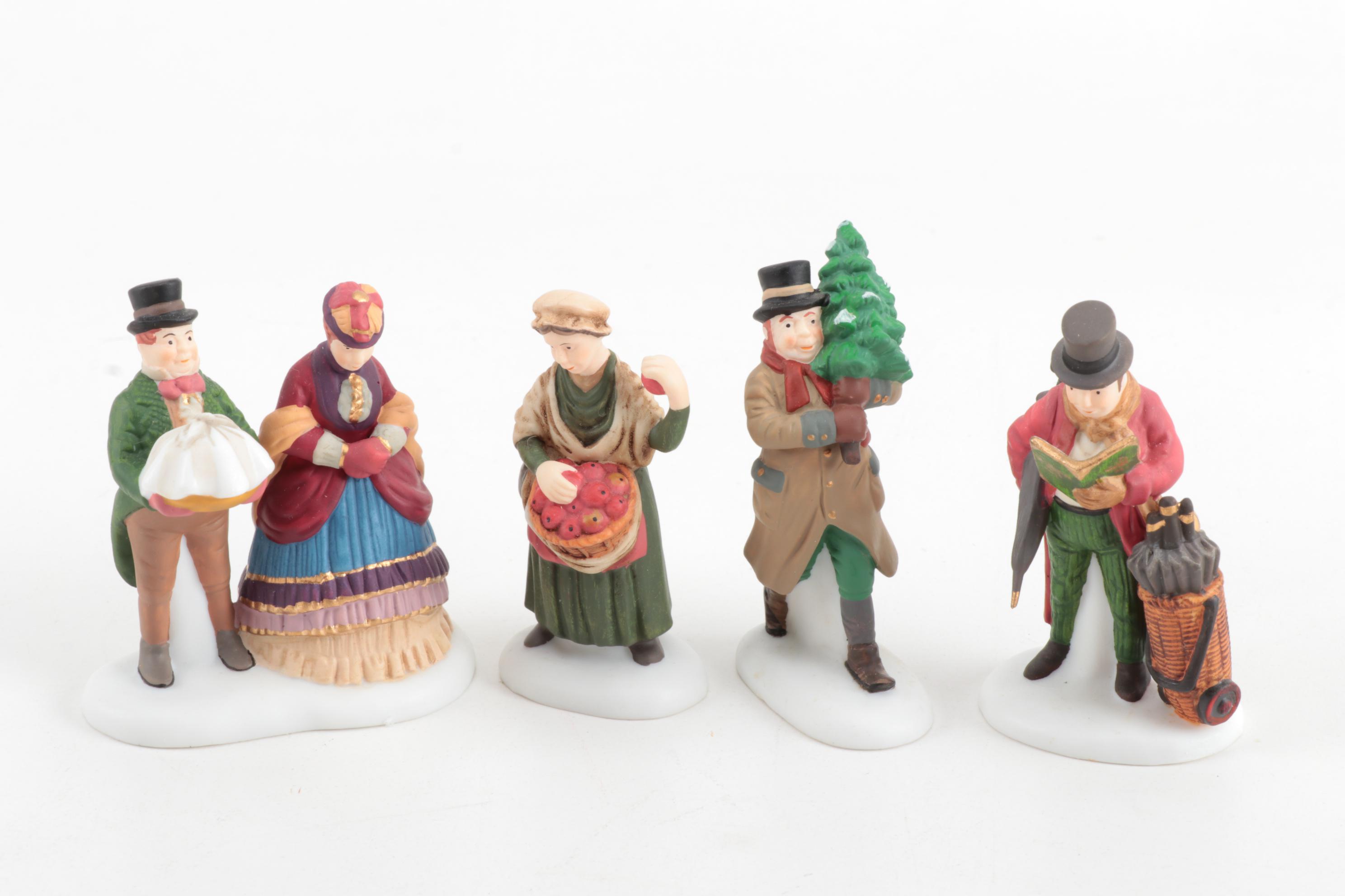 Department 56 "Dickens' Village" Series "Manchester Square" Set