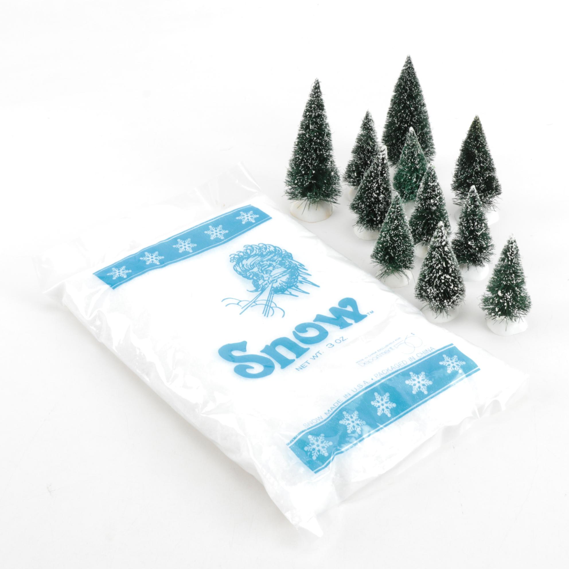 Department 56 "Dickens' Village" Series "Manchester Square" Set