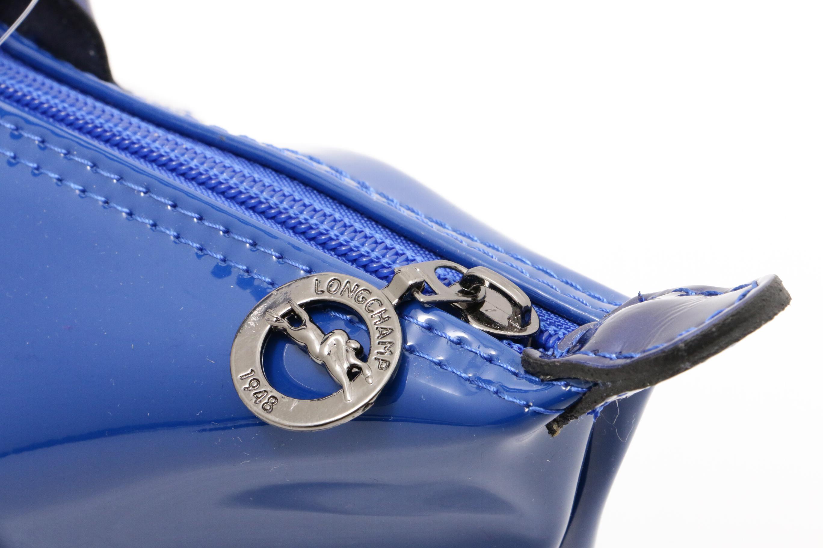 Longchamp Sapphire Blue Le Pliage Type 'M' Tote Bag
