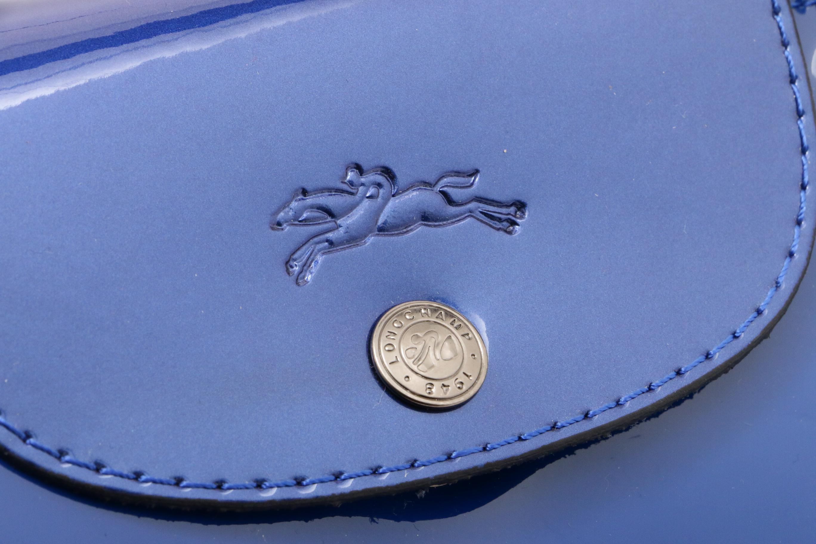 Longchamp Sapphire Blue Le Pliage Type 'M' Tote Bag