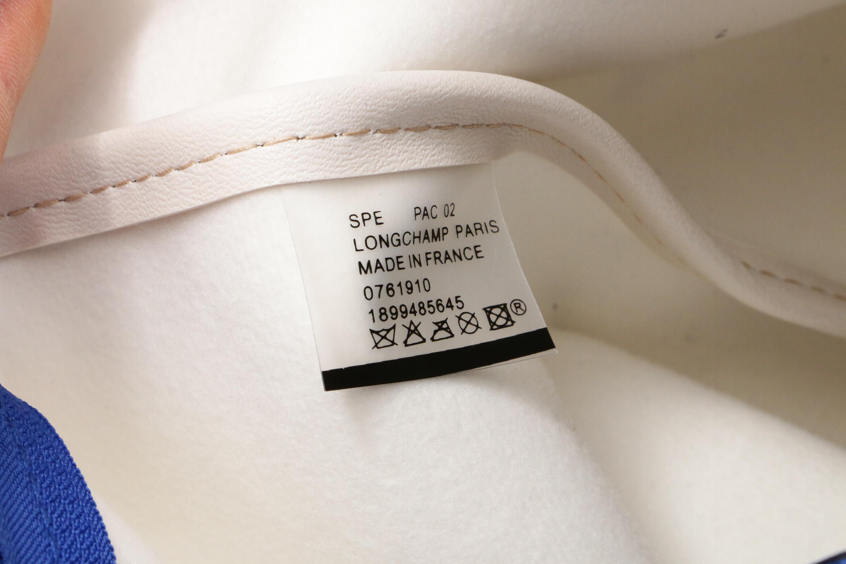 Longchamp Sapphire Blue Le Pliage Type 'M' Tote Bag