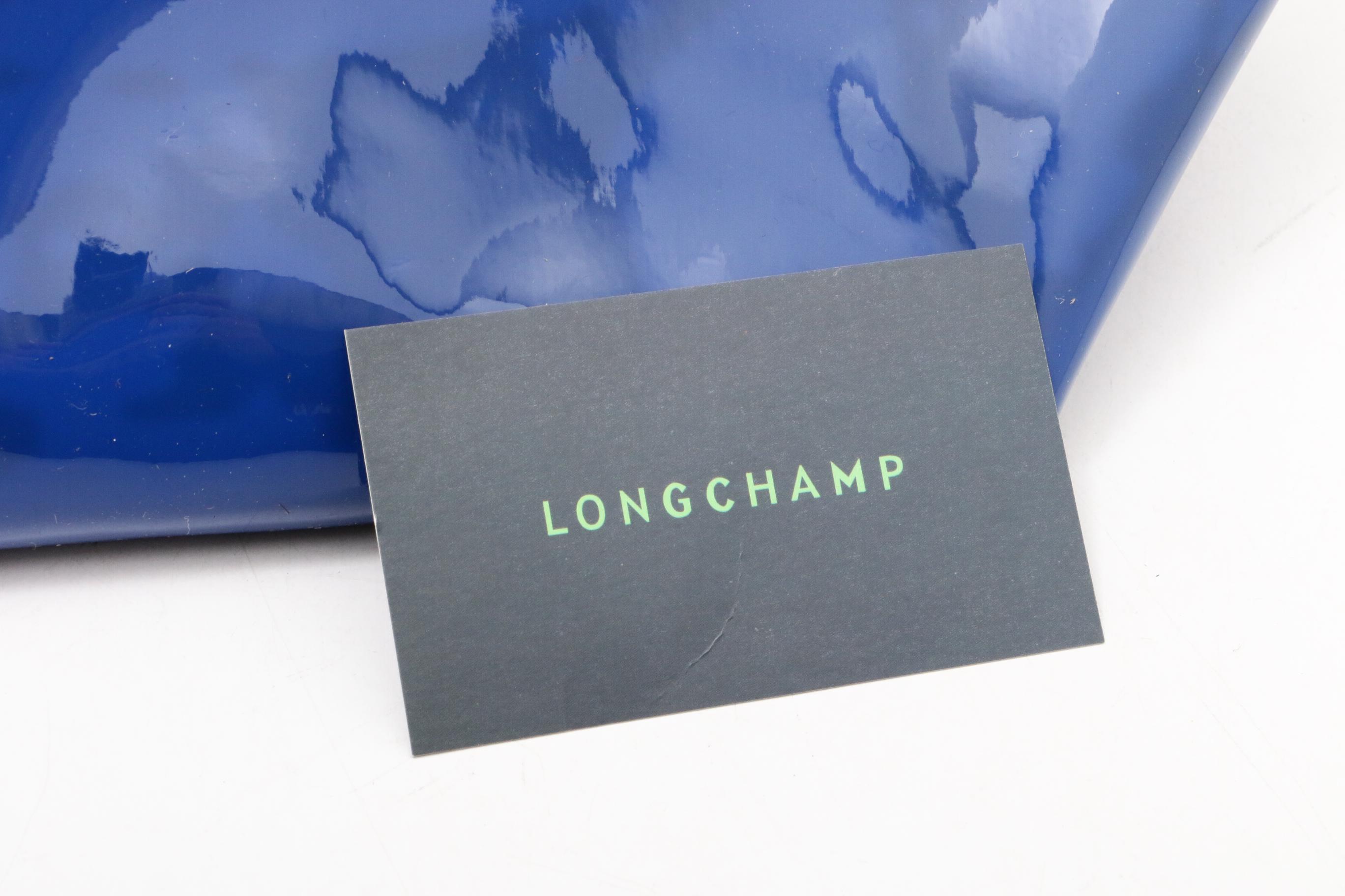 Longchamp Sapphire Blue Le Pliage Type 'M' Tote Bag