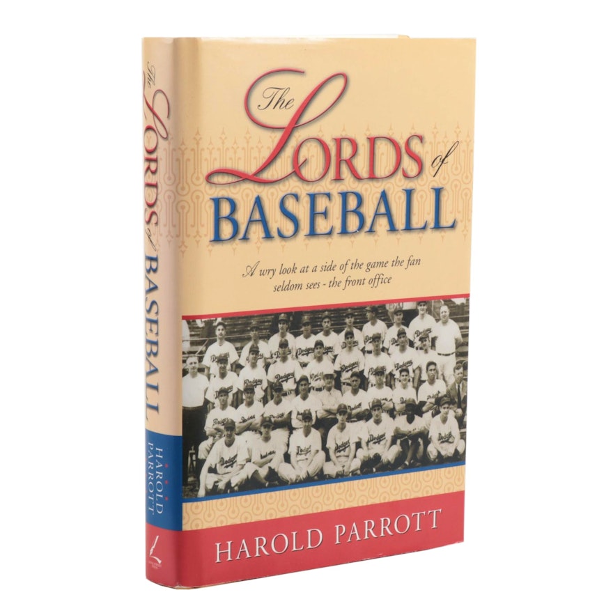 Signed "The Lords of Baseball" by Harold Parrott