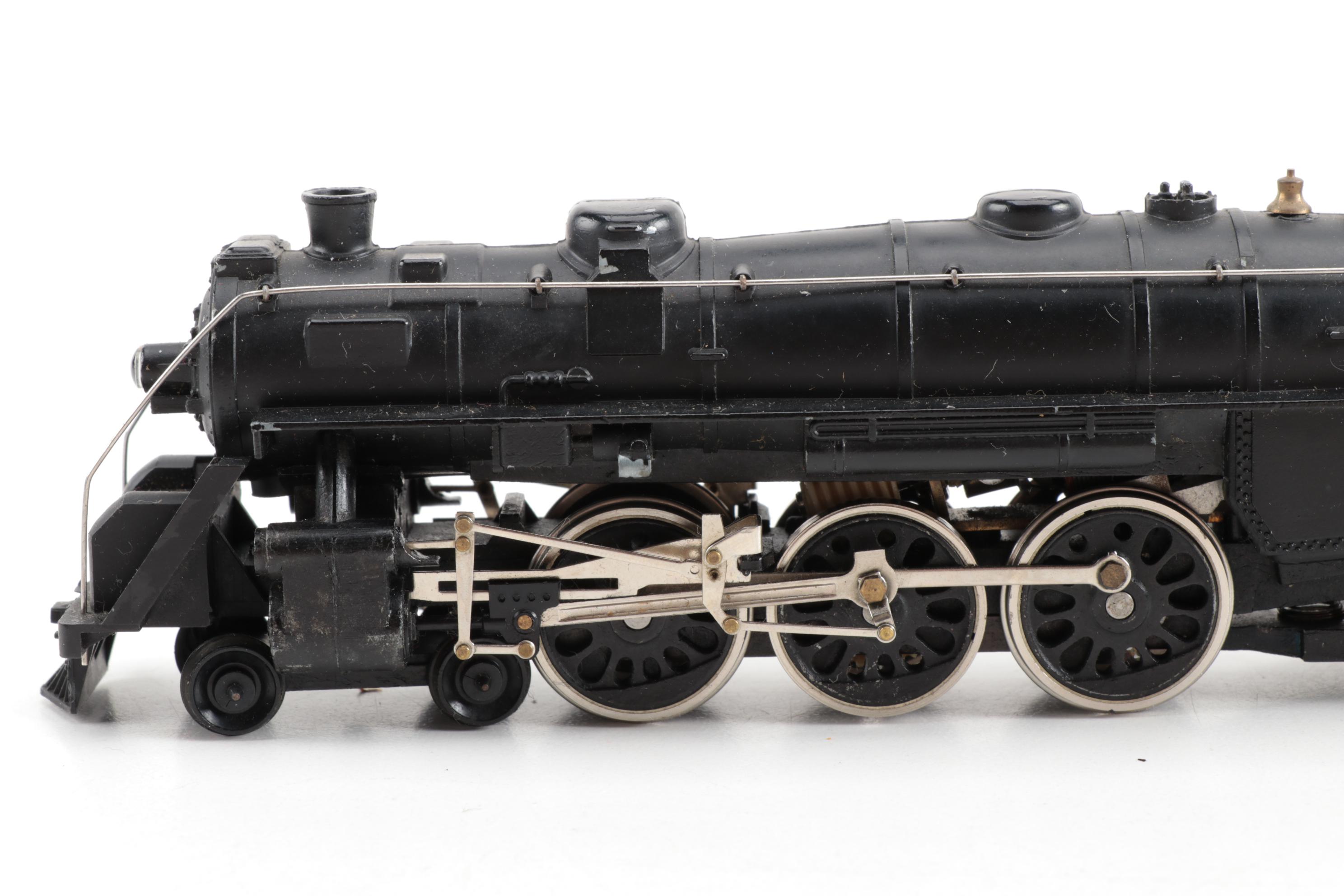 AHM HO Gauge Model Train Locomotives with Freight Cars, circa 1950s