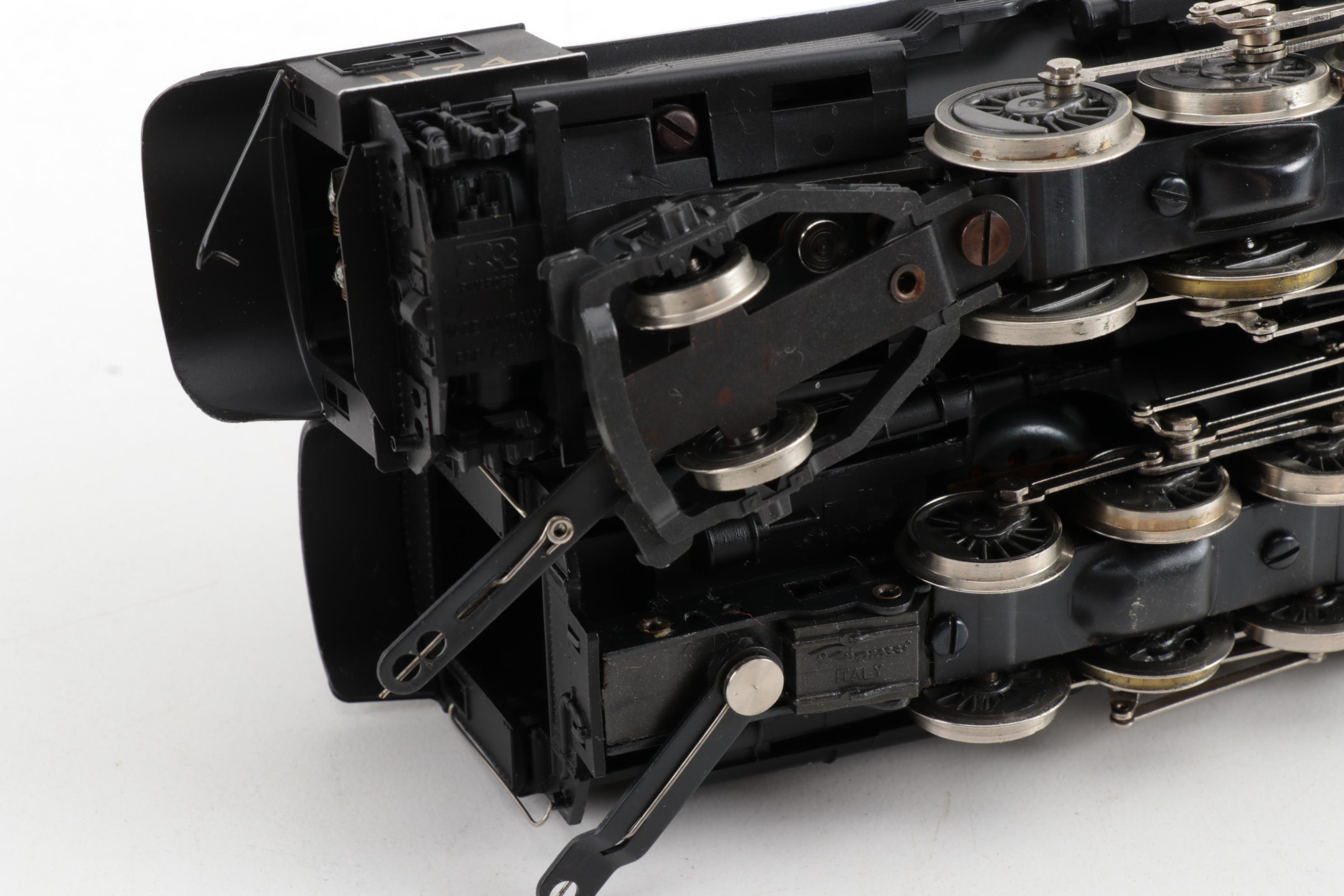 AHM HO Gauge Model Train Locomotives with Freight Cars, circa 1950s