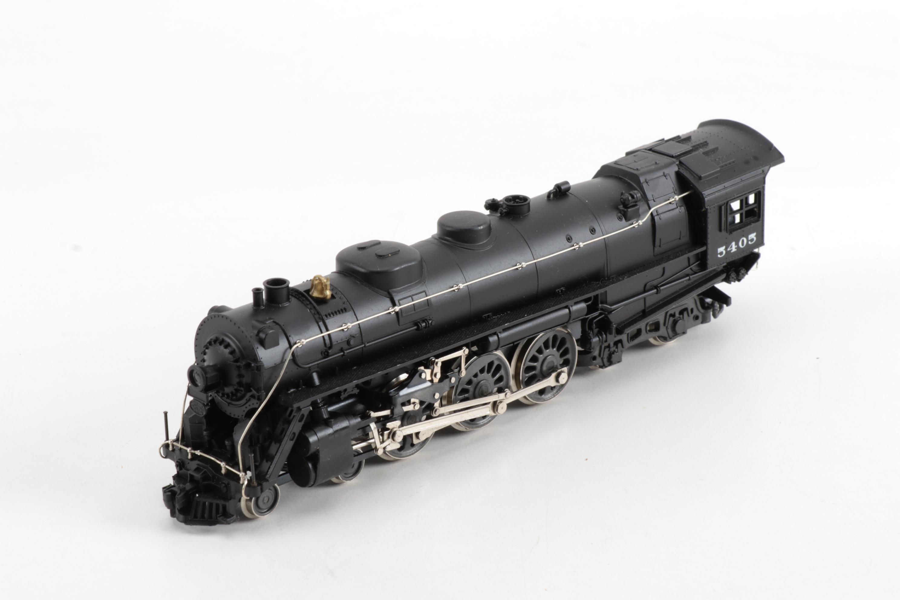 AHM HO Gauge Model Train Locomotives with Freight Cars, circa 1950s