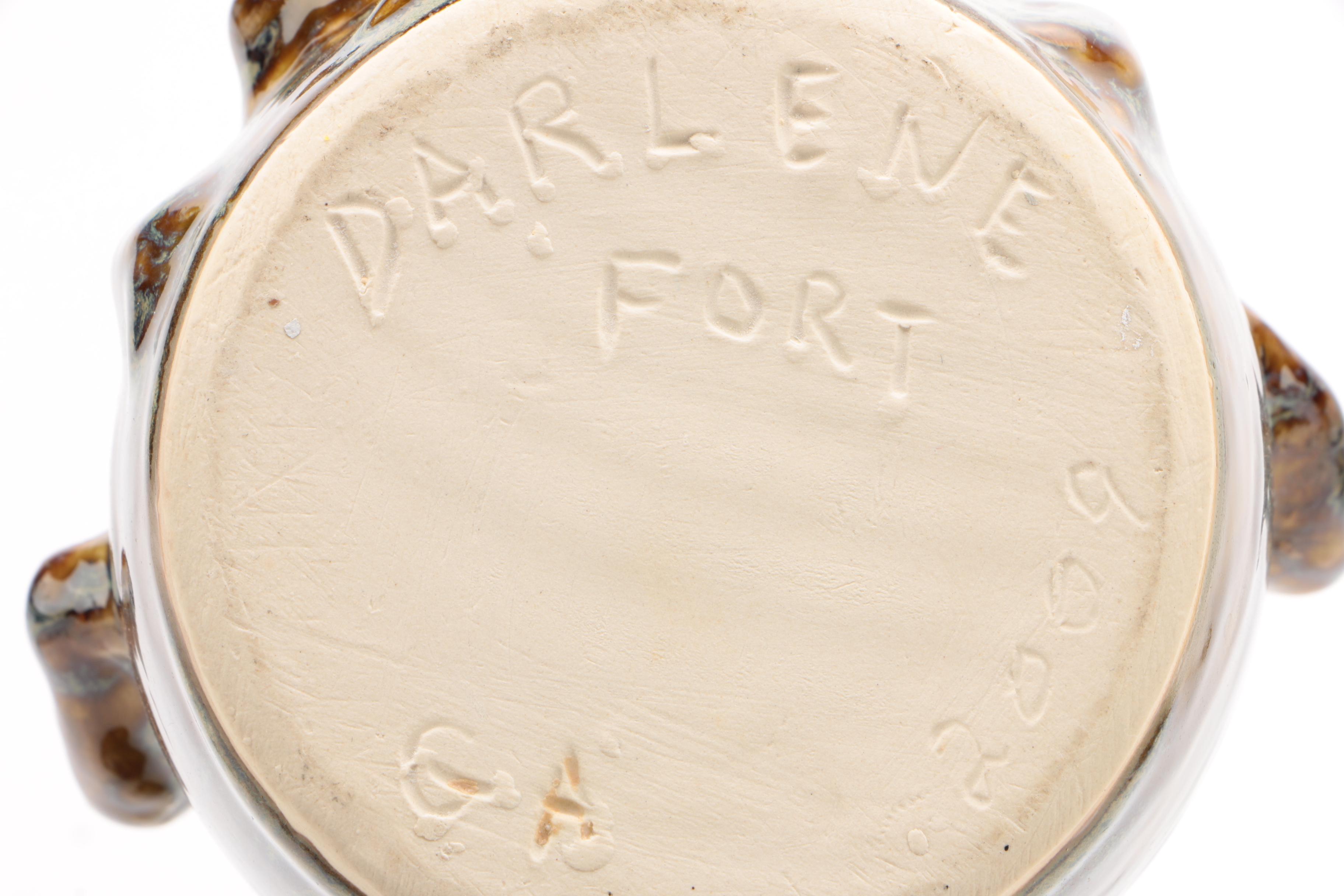 Rock Pottery Southern Folk Art Ceramic Face Jugs, 21st Century