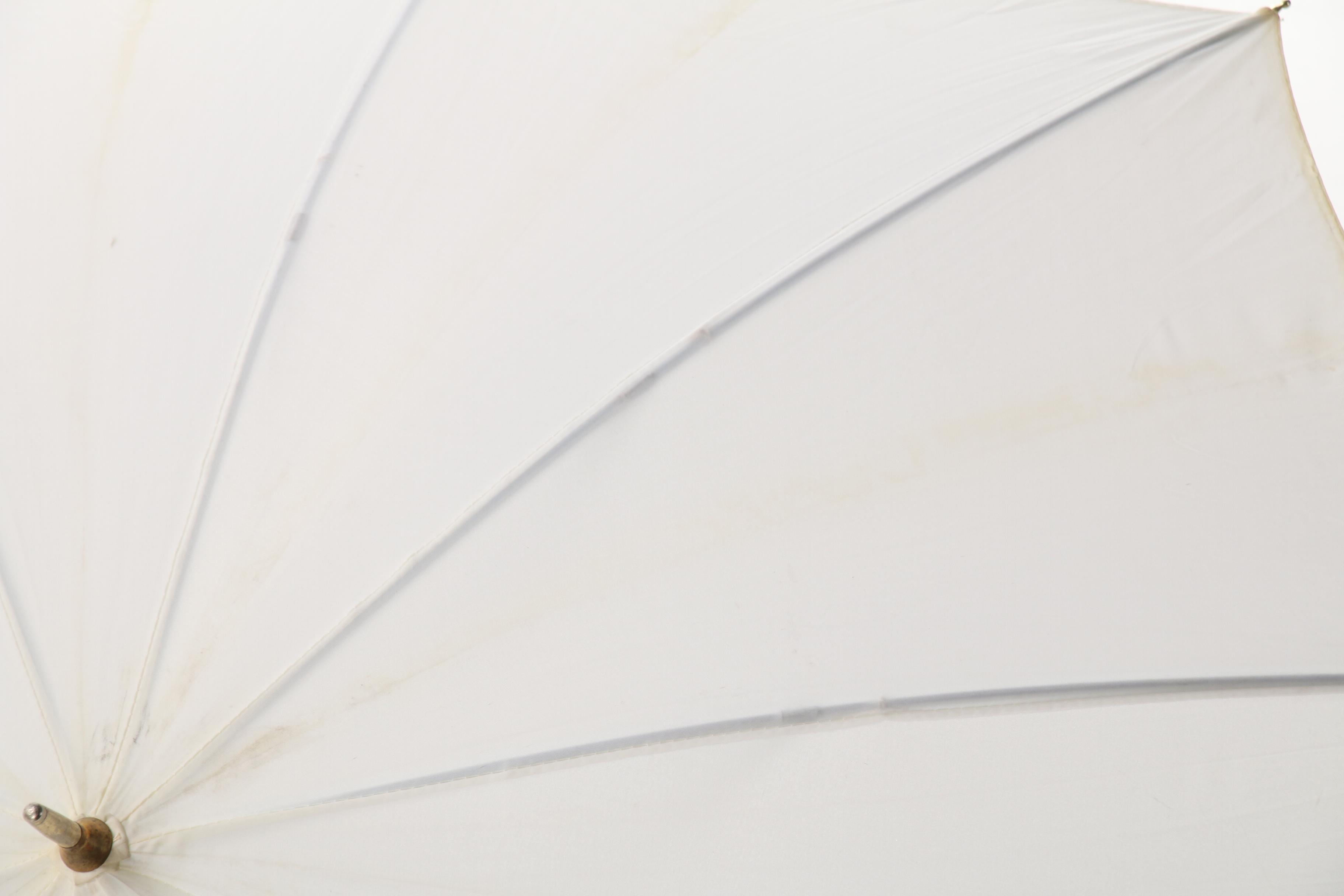 Austrian and Italian Made Cotton and Nylon Parasols, Vintage