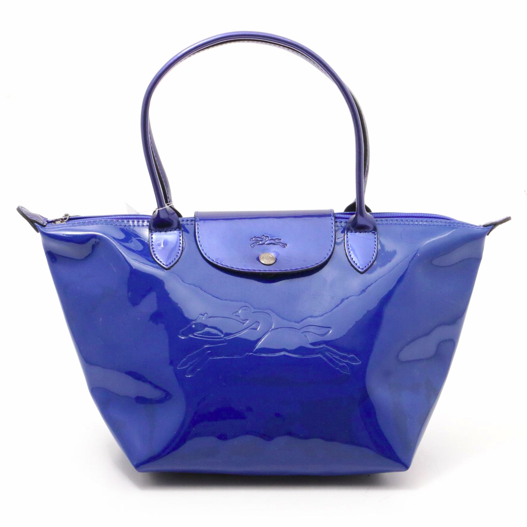 Longchamp Sapphire Blue Le Pliage Type 'M' Tote Bag