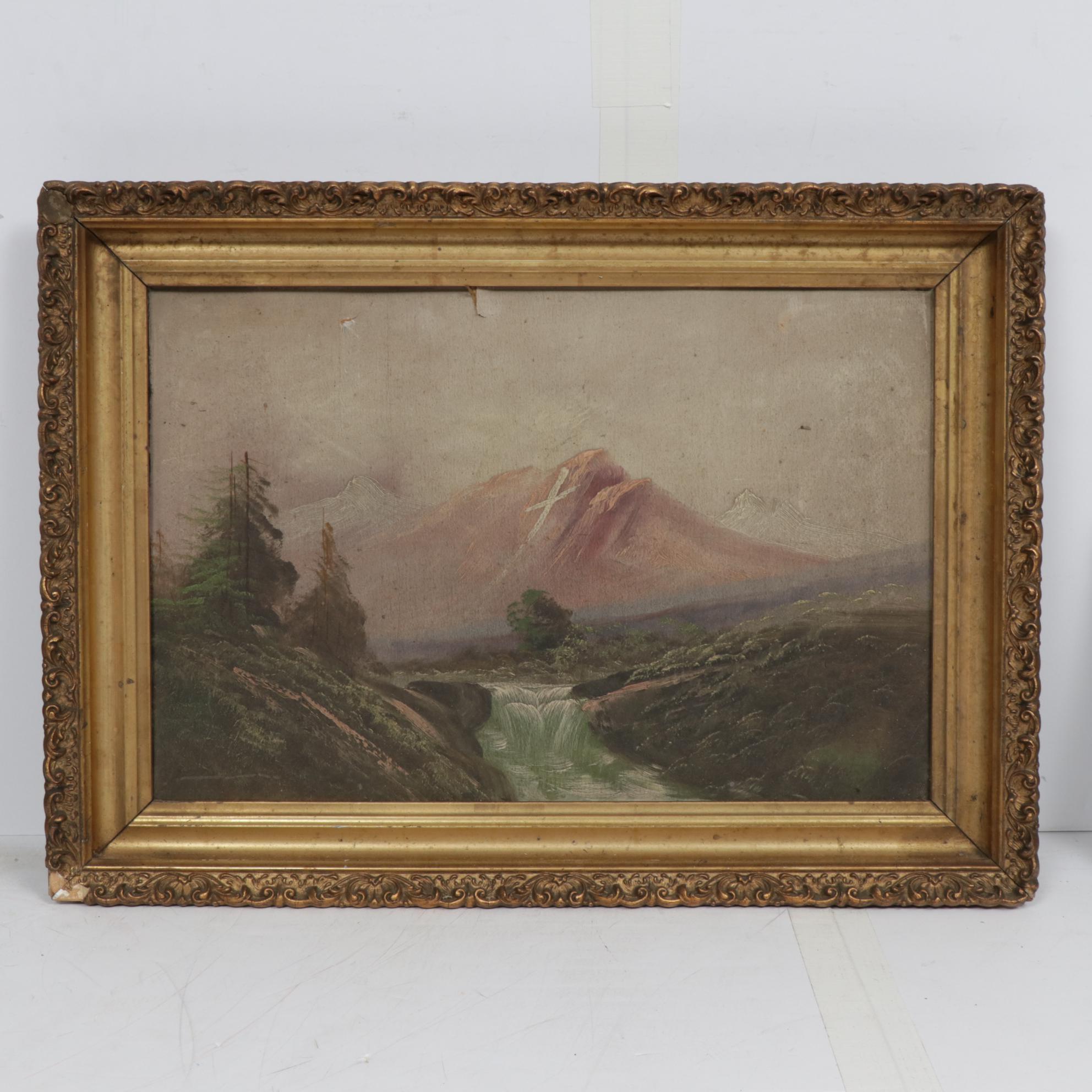 Landscape Oil Paintings, Early 20th Century