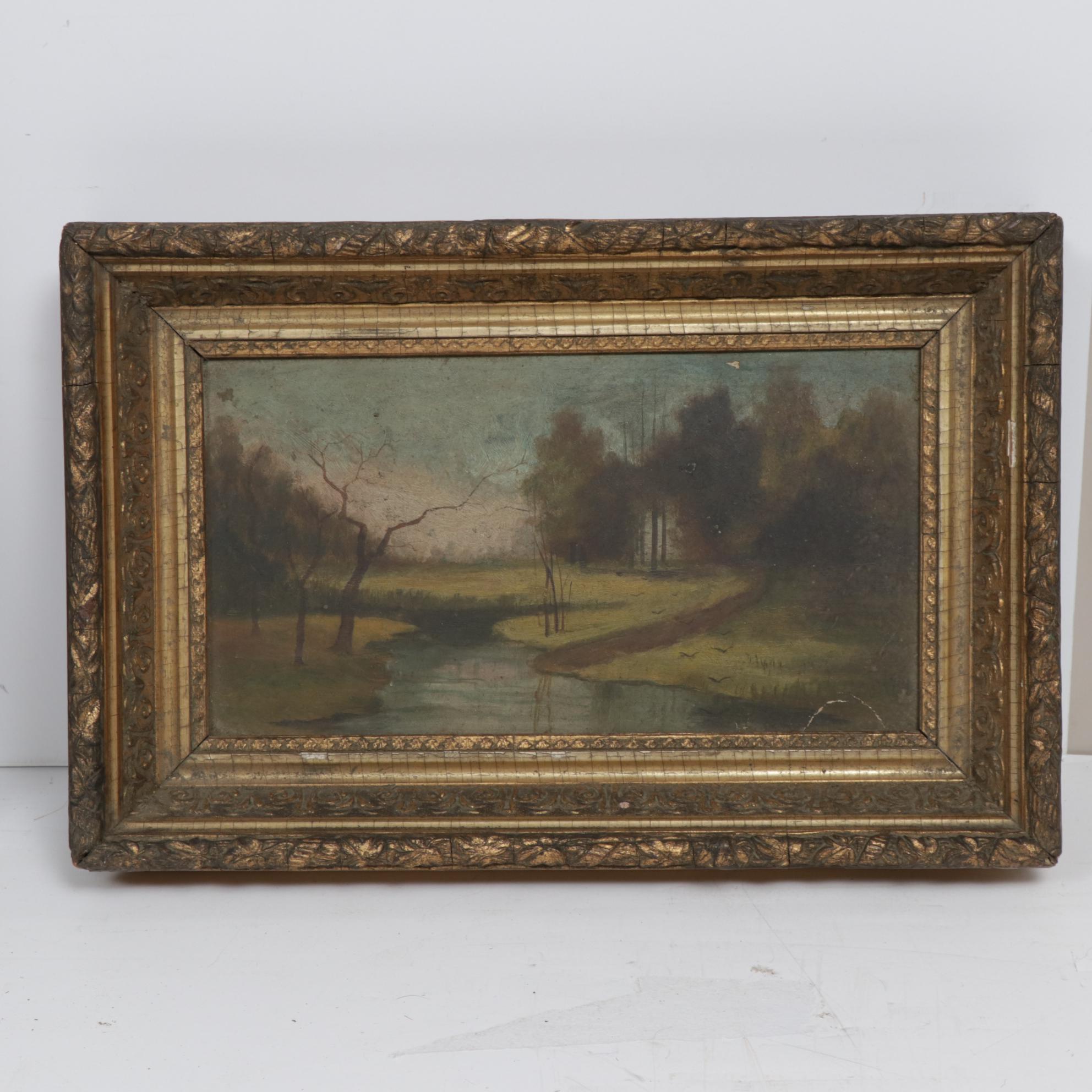 Landscape Oil Paintings, Early 20th Century
