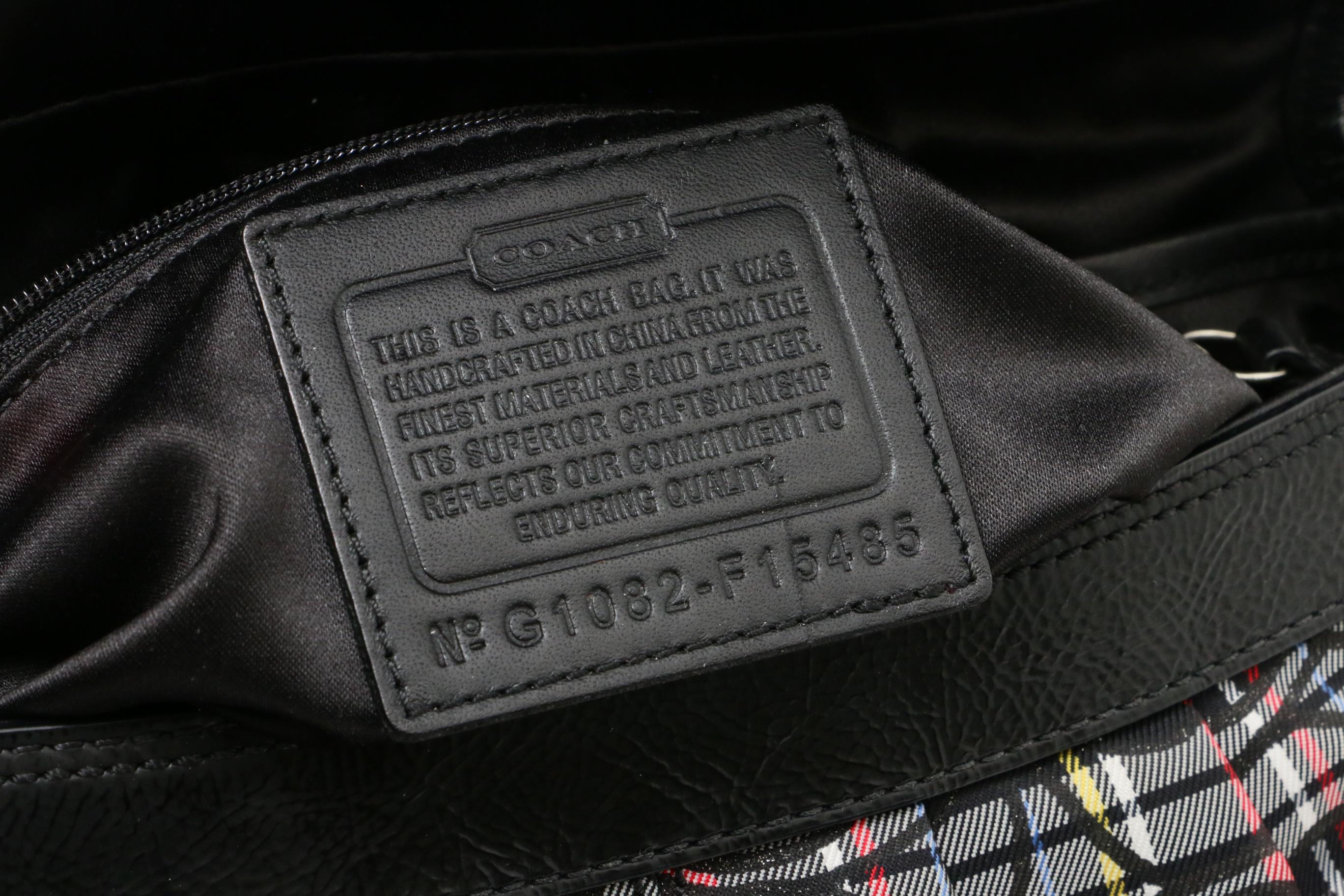 Coach Poppy Tartan Plaid Signature Handbag and Wristlets