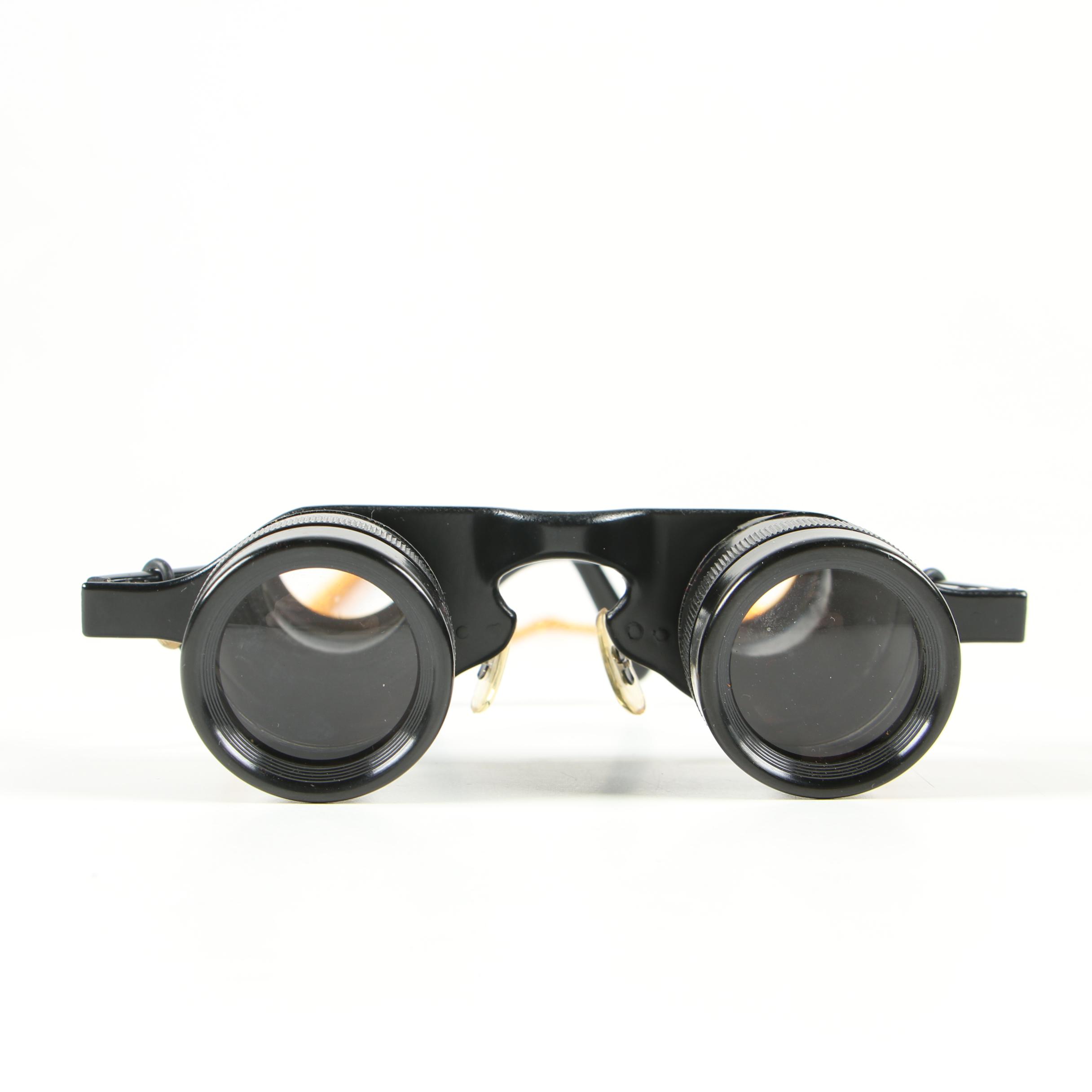 Omega 12 x 30 Binoculars and Hands-Free Binocular Glasses