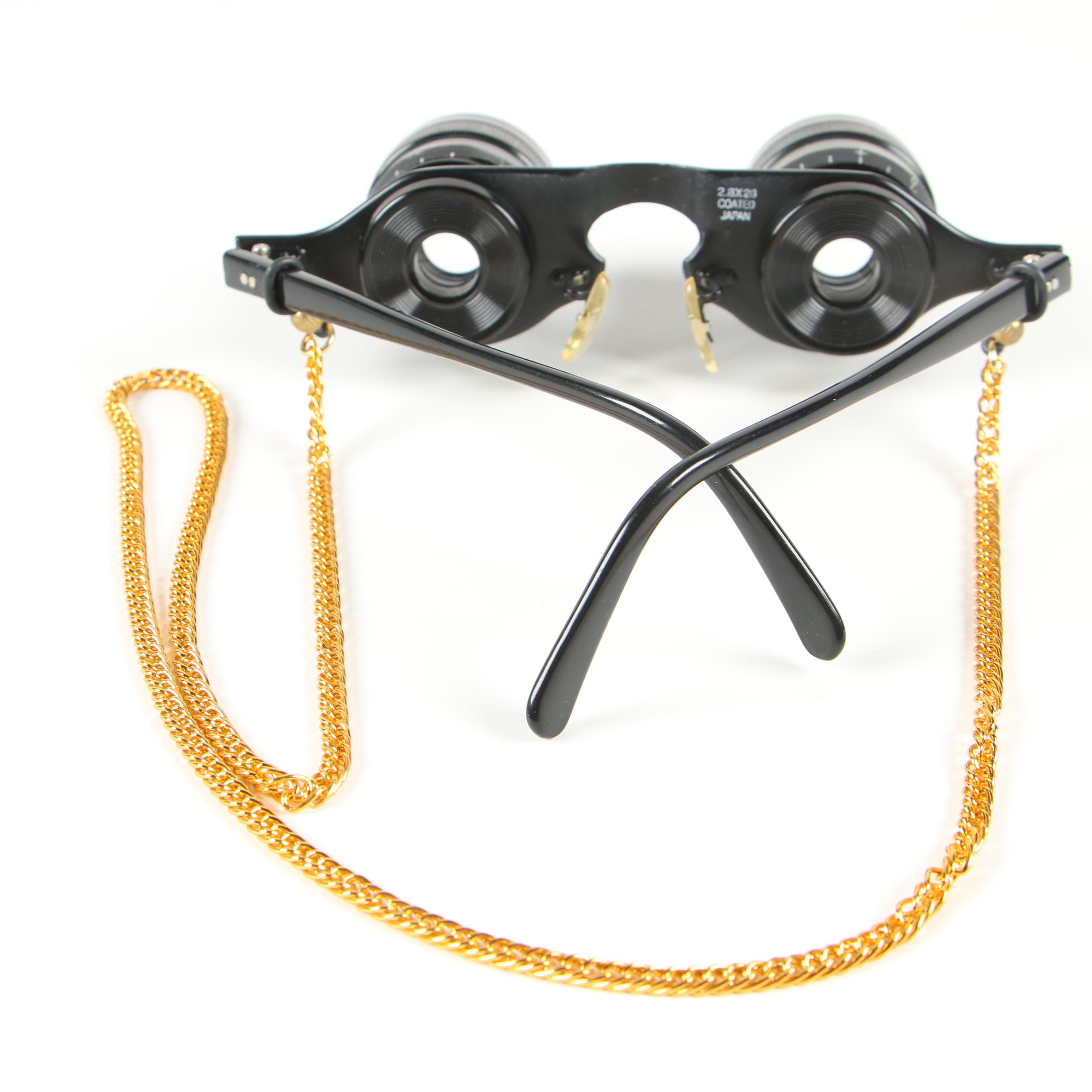 Omega 12 x 30 Binoculars and Hands-Free Binocular Glasses