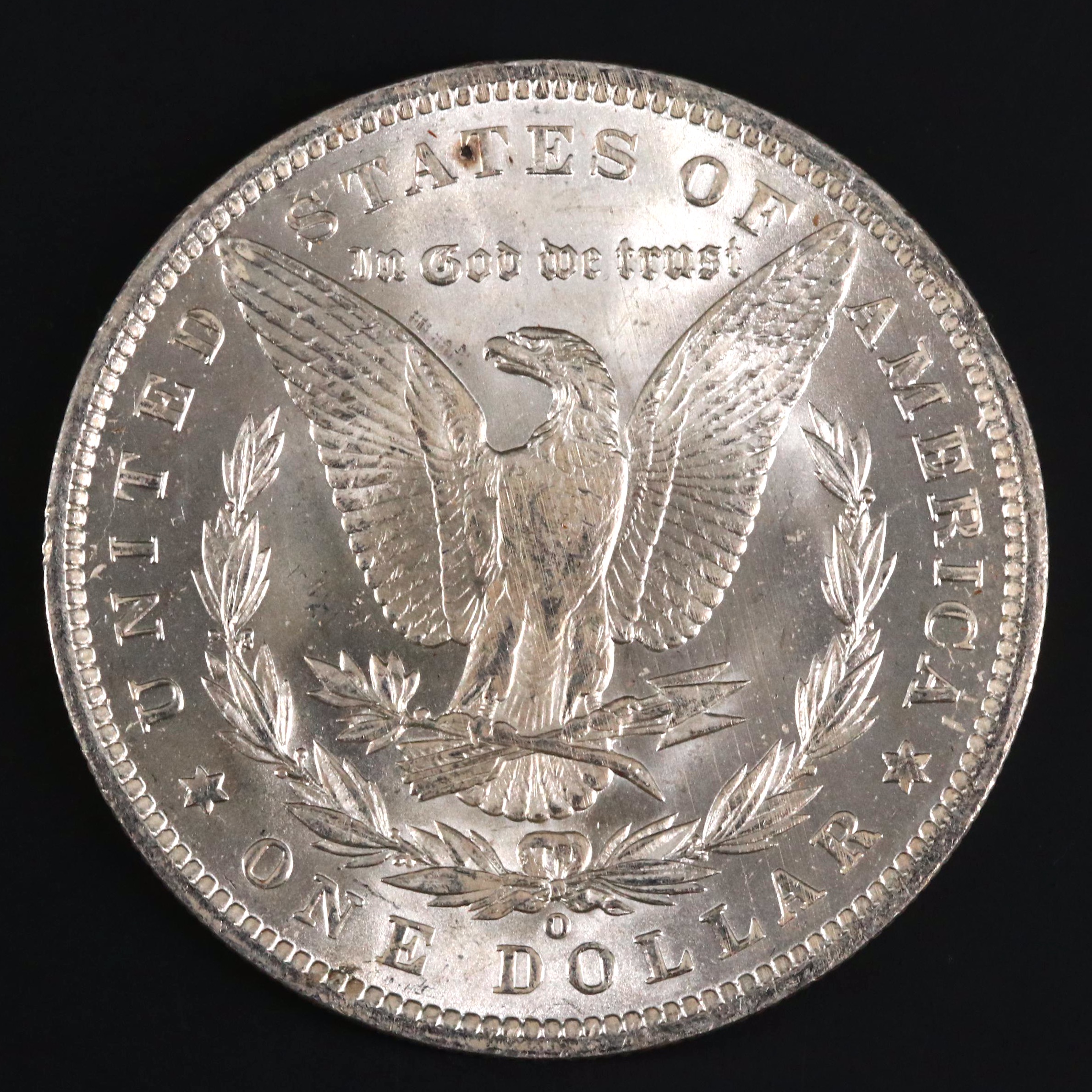 Eight Uncirculated Morgan Silver Dollars