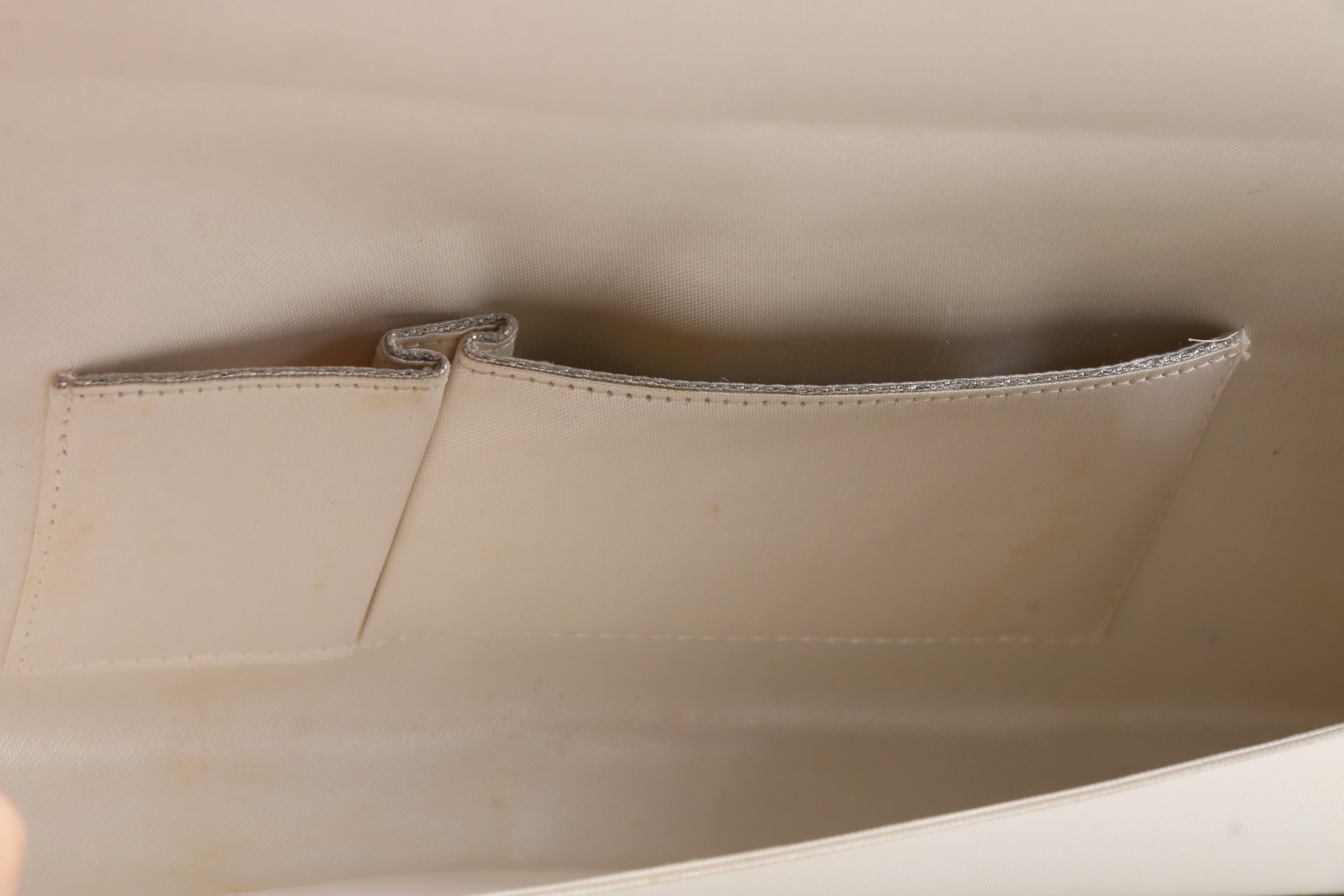 Japanese Wako Co., Ltd. Glass Beaded Silk Clutch, Vintage