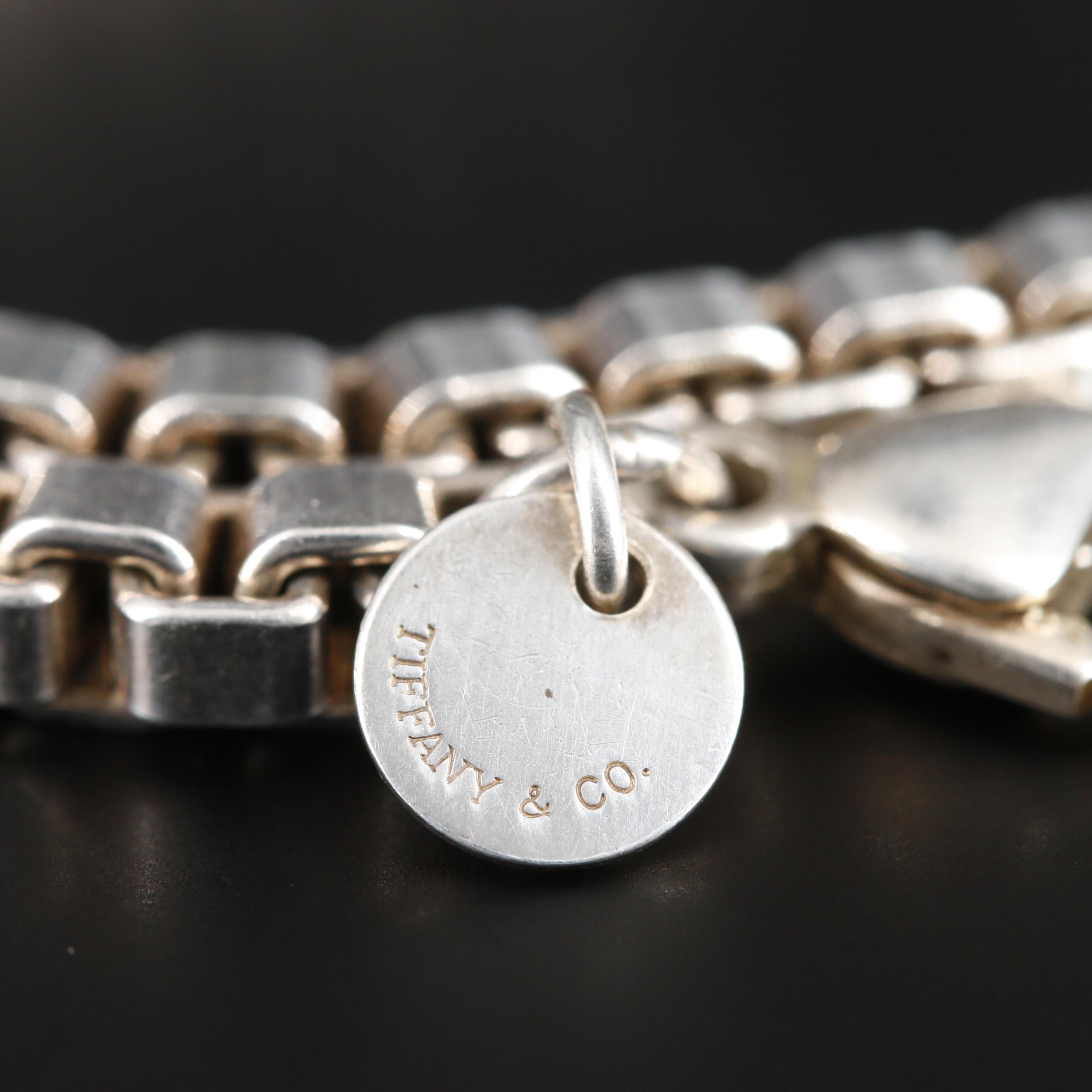 Tiffany & Co. Sterling Silver Box Chain Bracelet