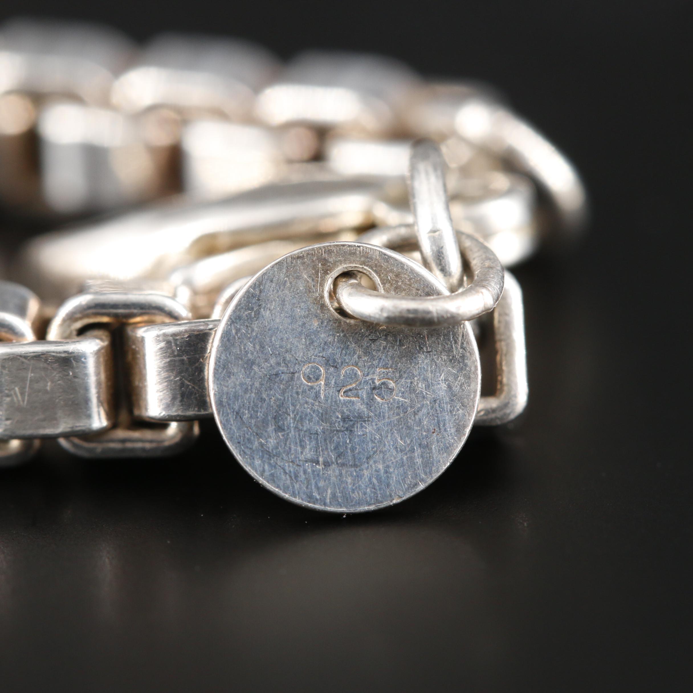Tiffany & Co. Sterling Silver Box Chain Bracelet