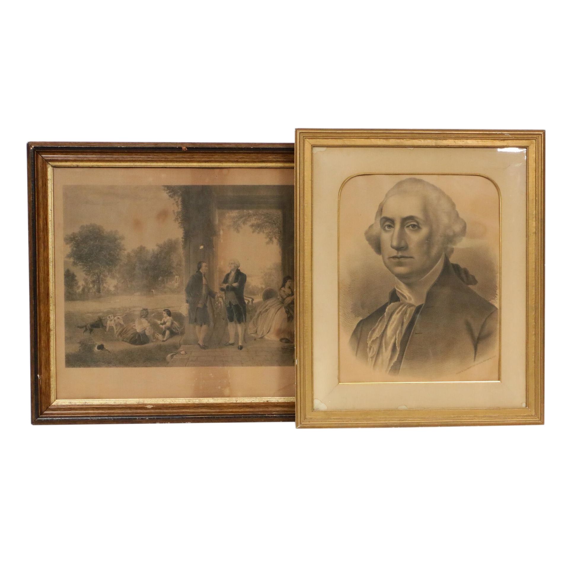George Washington Engraving and Lithograph