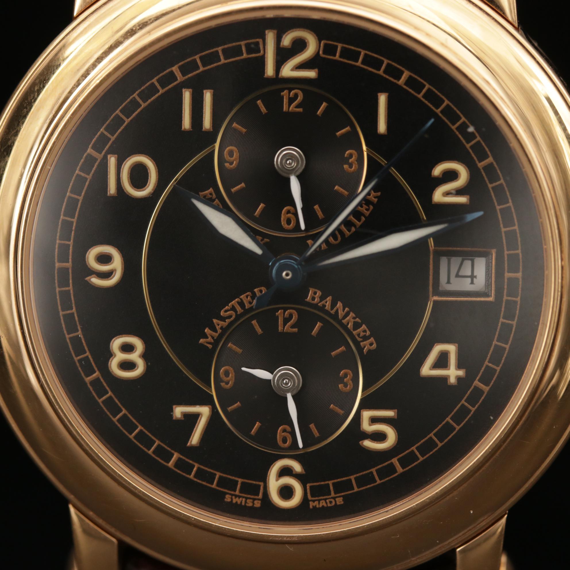 Franck Muller Master Banker 7000 MB 18K Rose Gold Watch, 2002